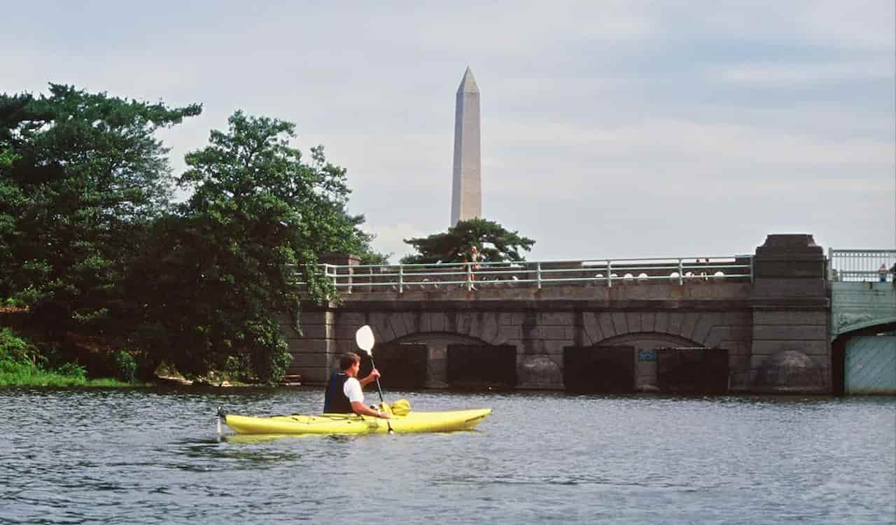 Kayak On The Potomac River Washington DC