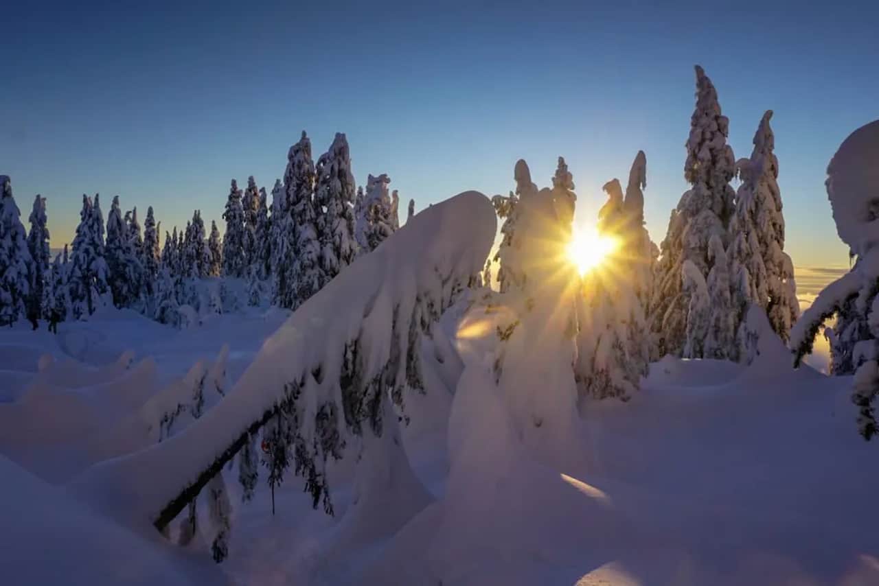 Snowshoeing In The White Mountains Massachusetts