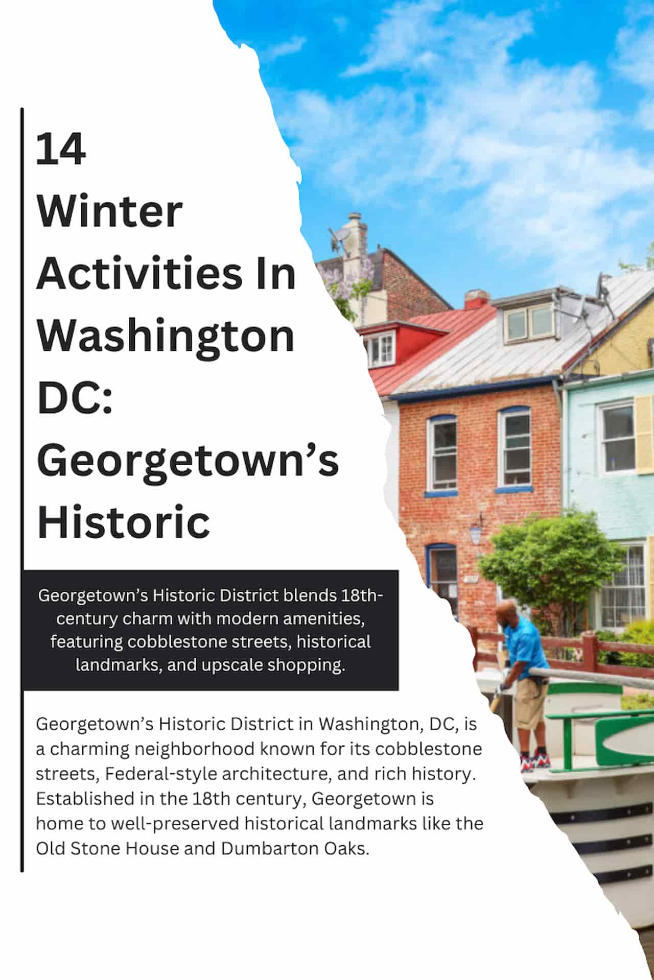 14 Winter Activities In Washington DC Georgetowns Historic