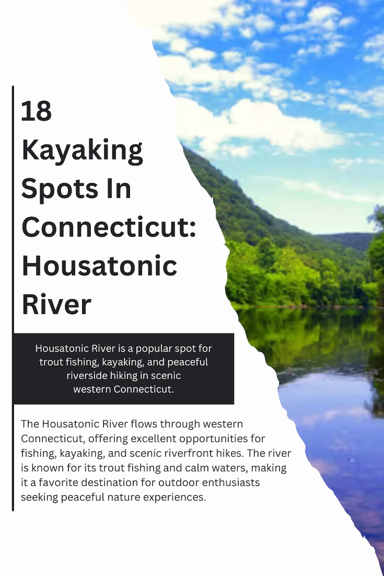 18 Kayaking Spots In Connecticut Housatonic River