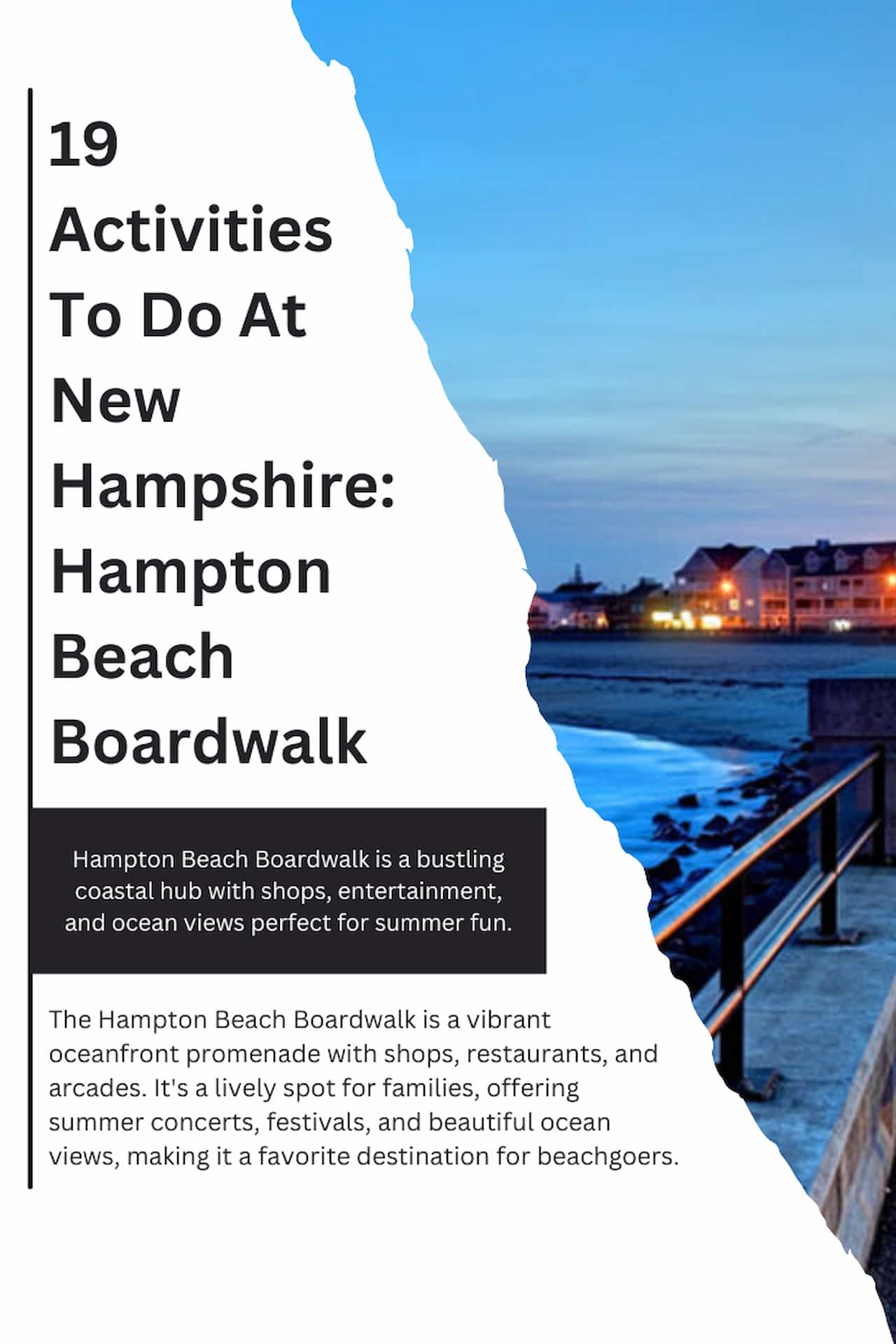 19 Activities To Do At New Hampshire Hampton Beach Boardwalk