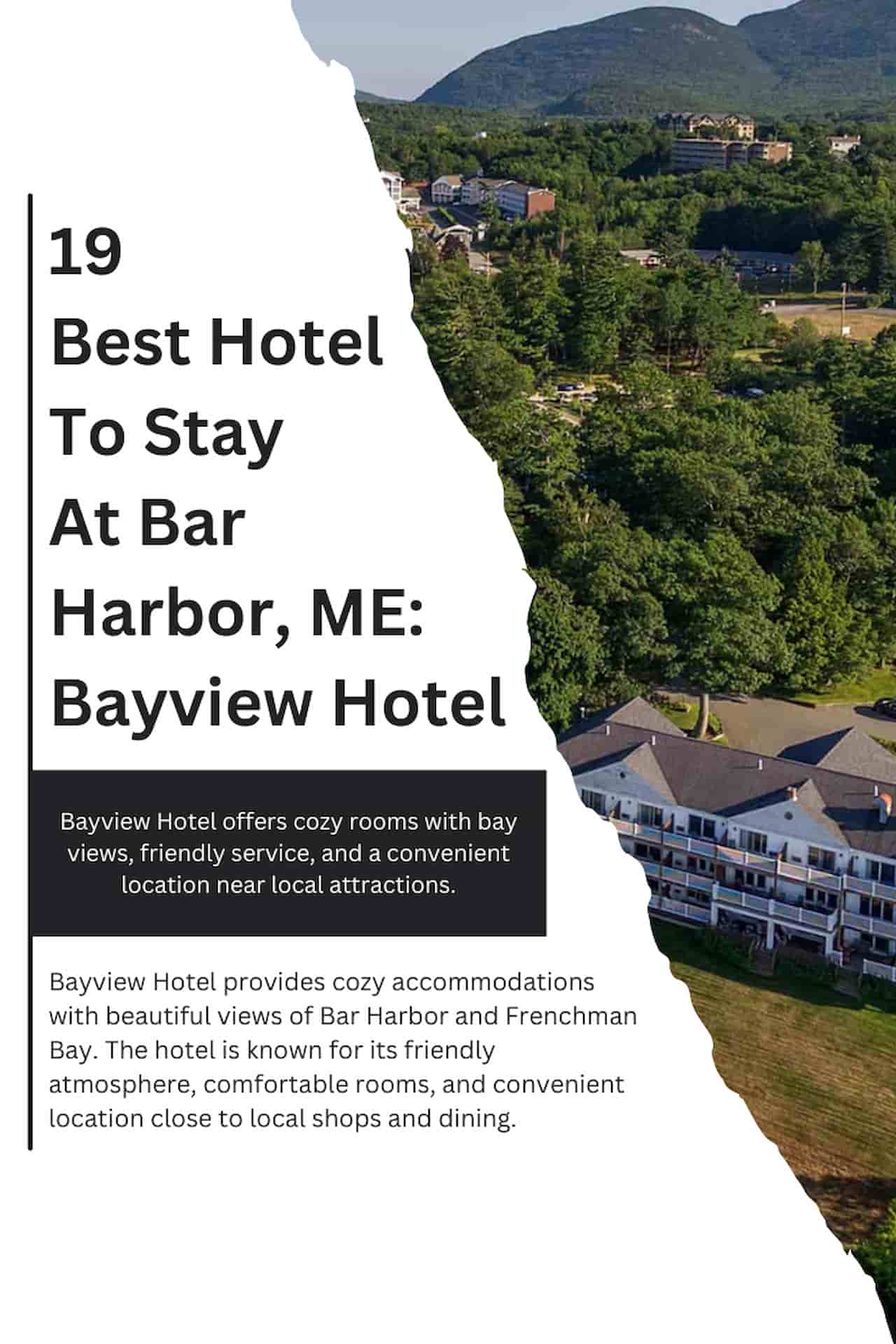 19 Best Hotel To Stay At Bar Harbor ME Bayview Hotel