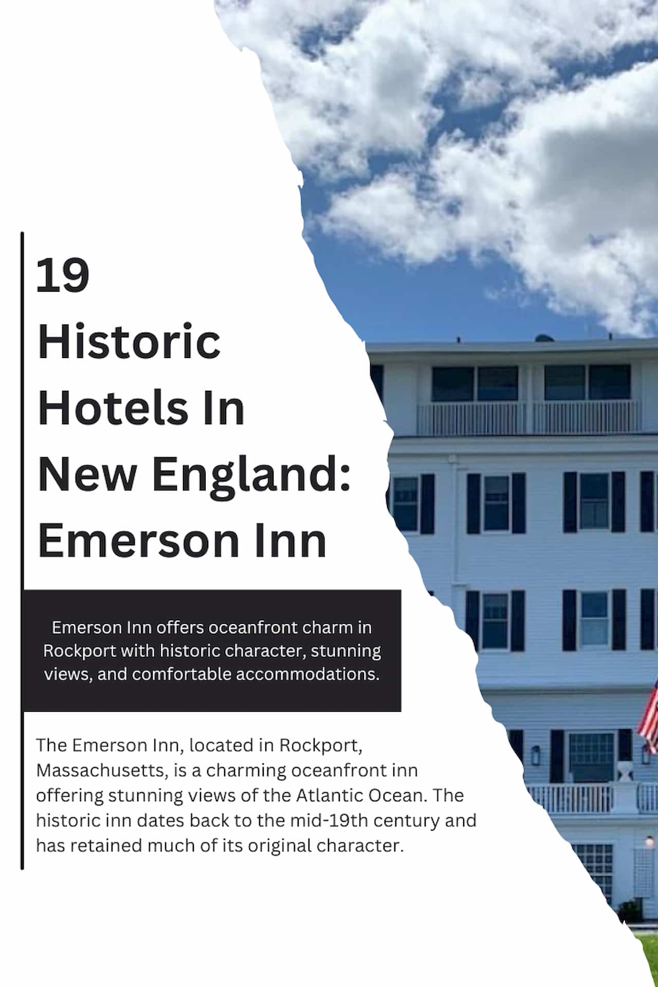 19 Historic Hotels In New England Emerson Inn
