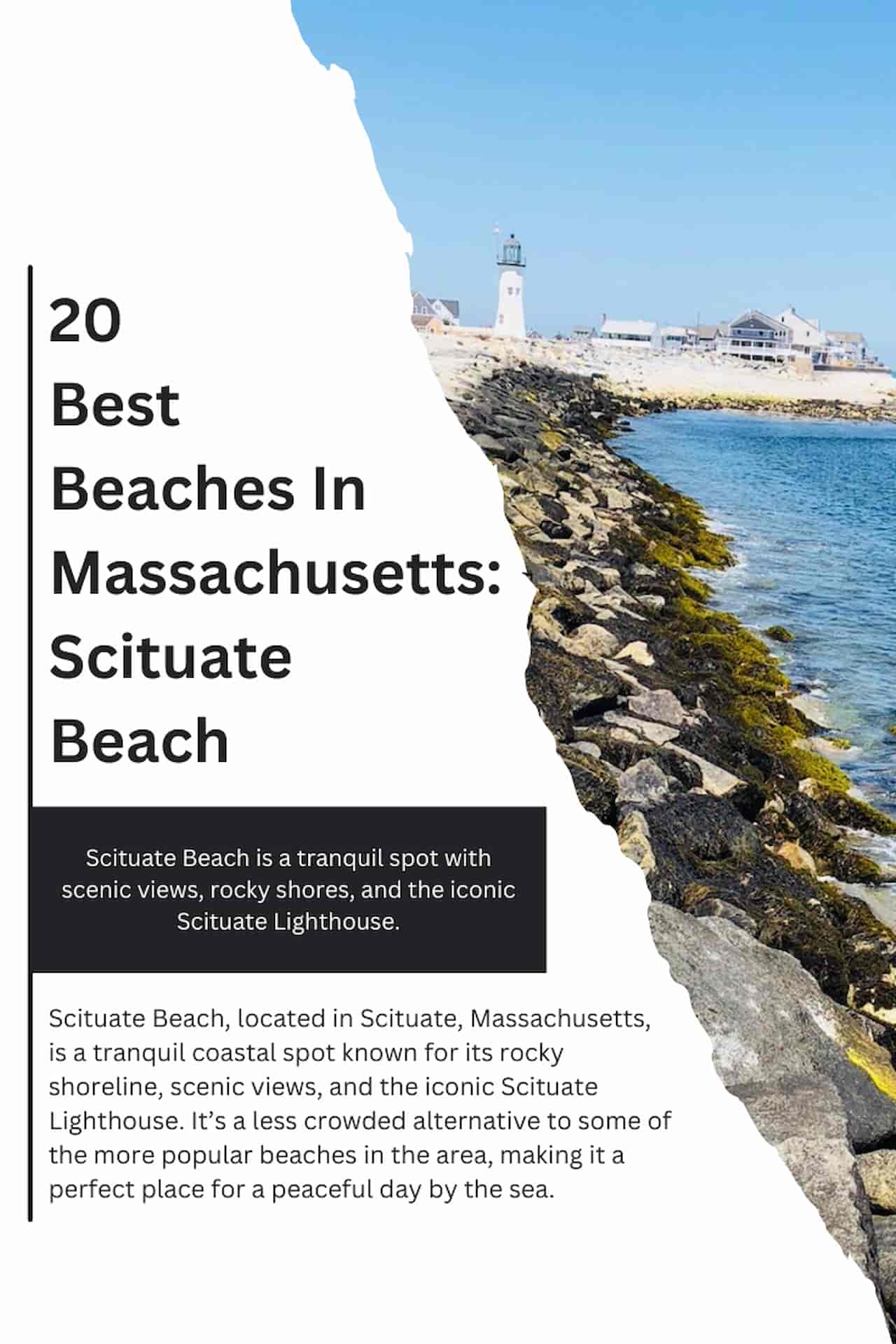 20 Best Beaches In Massachusetts Scituate Beach