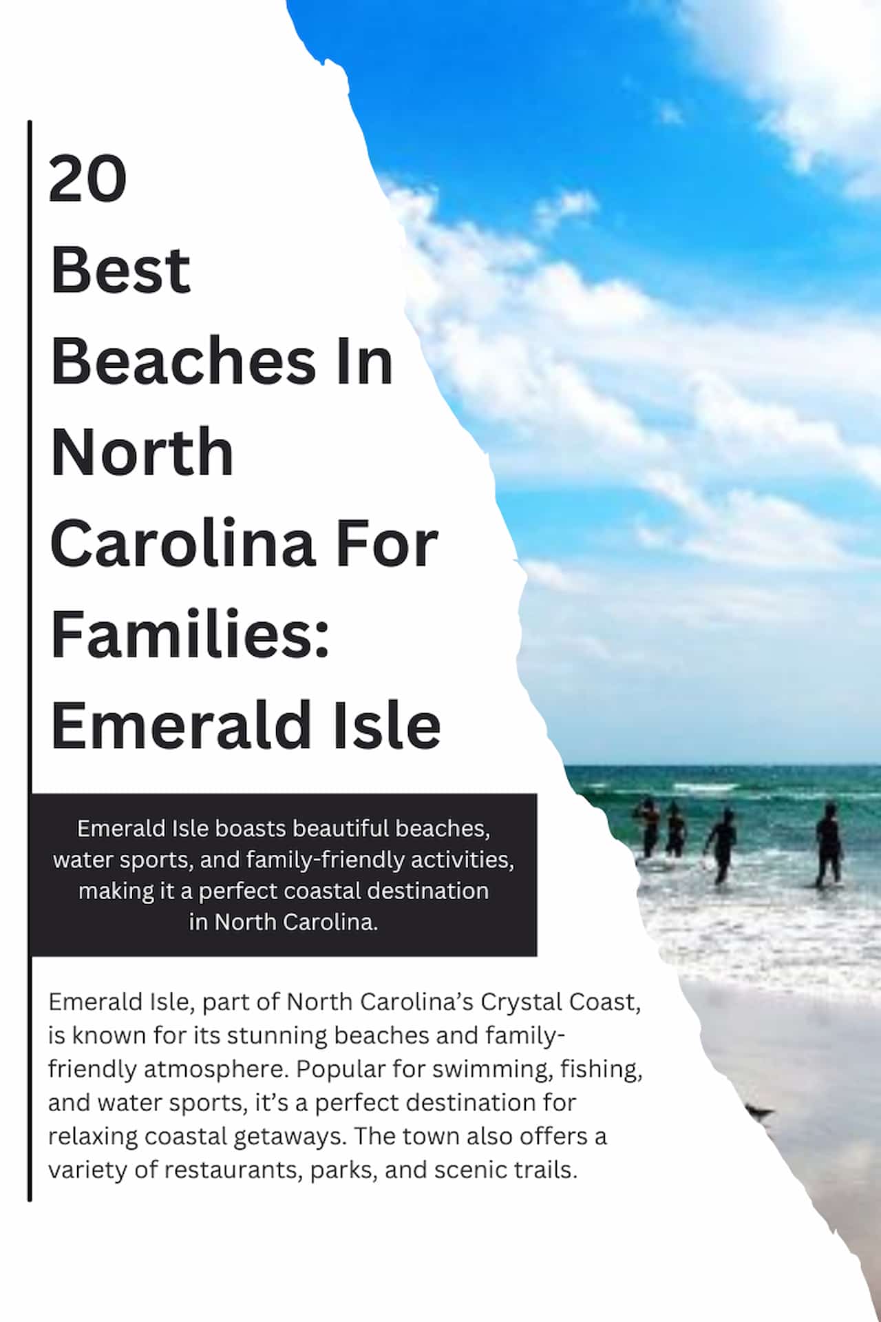 20 Best Beaches In North Carolina For Families Emerald Isle
