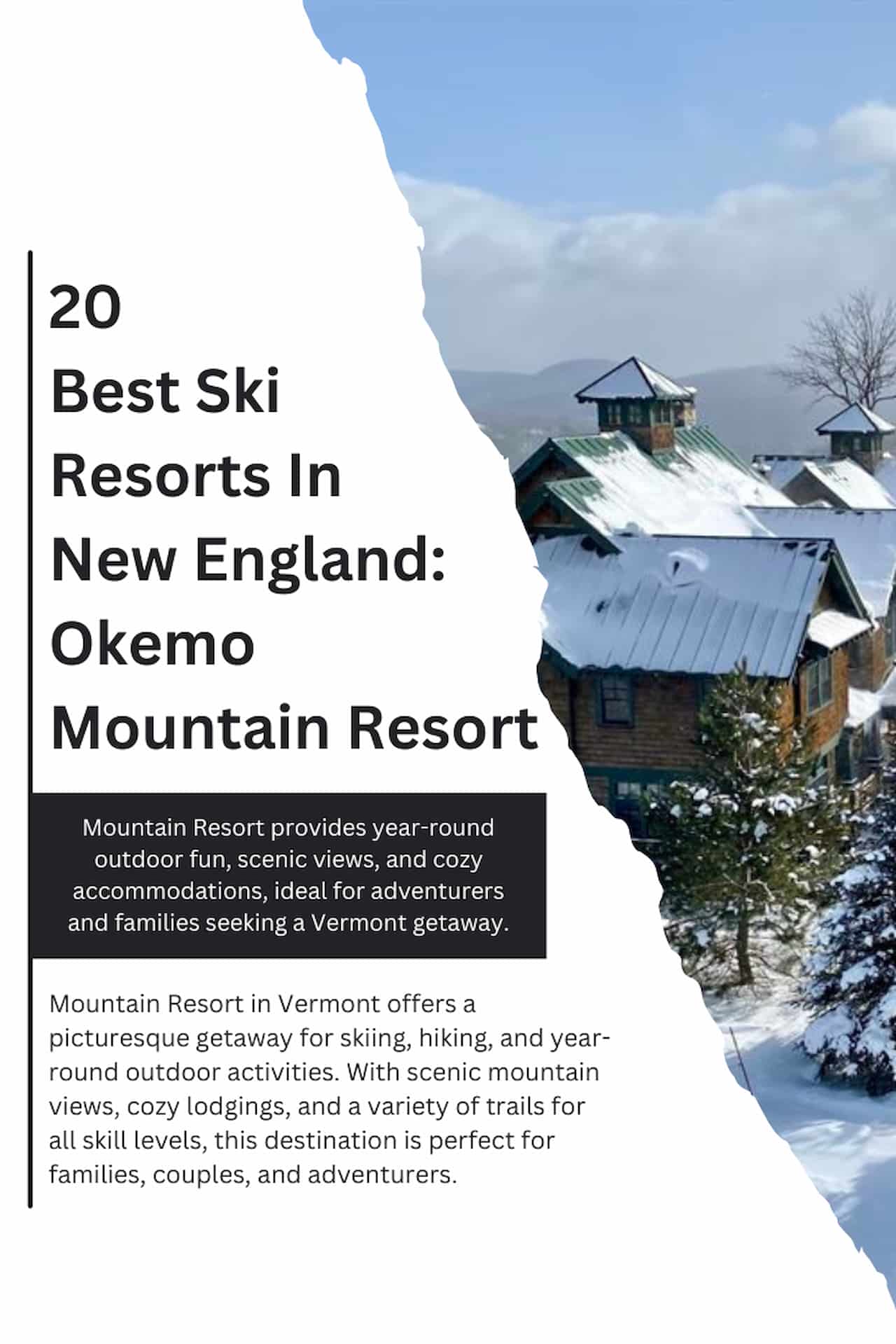 20 Best Ski Resorts In New England Okemo Mountain Resort