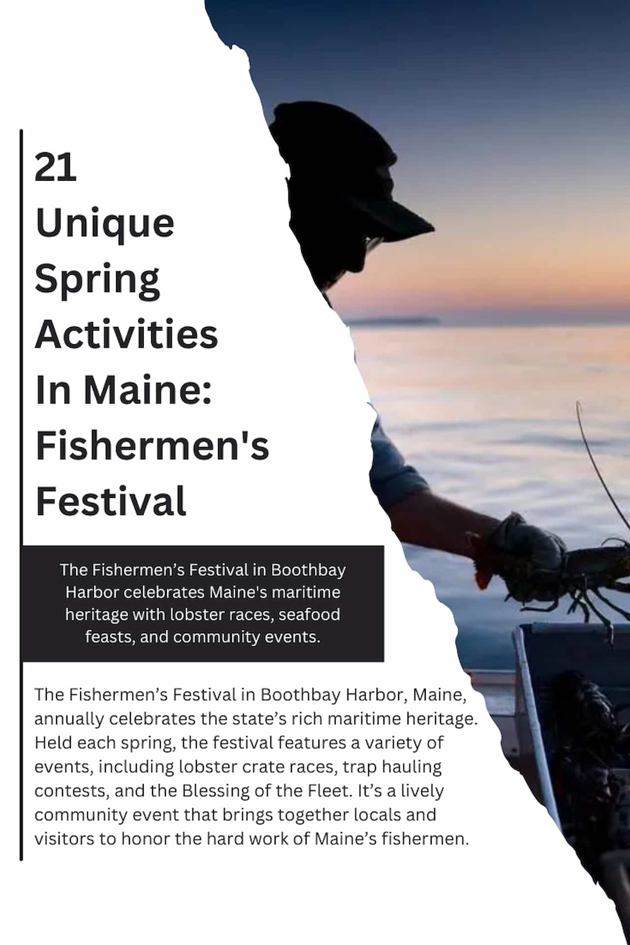 21 Unique Spring Activities In Maine Fishermens Festival