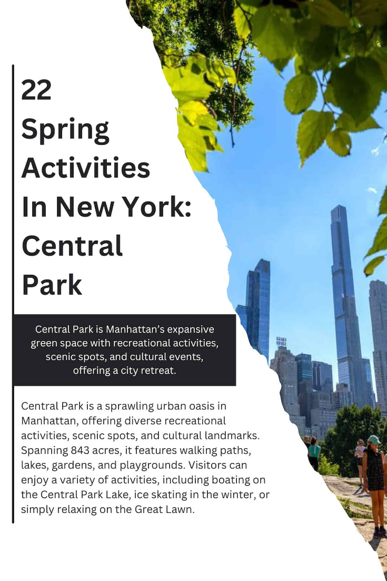 22 Spring Activities In New York Central Park