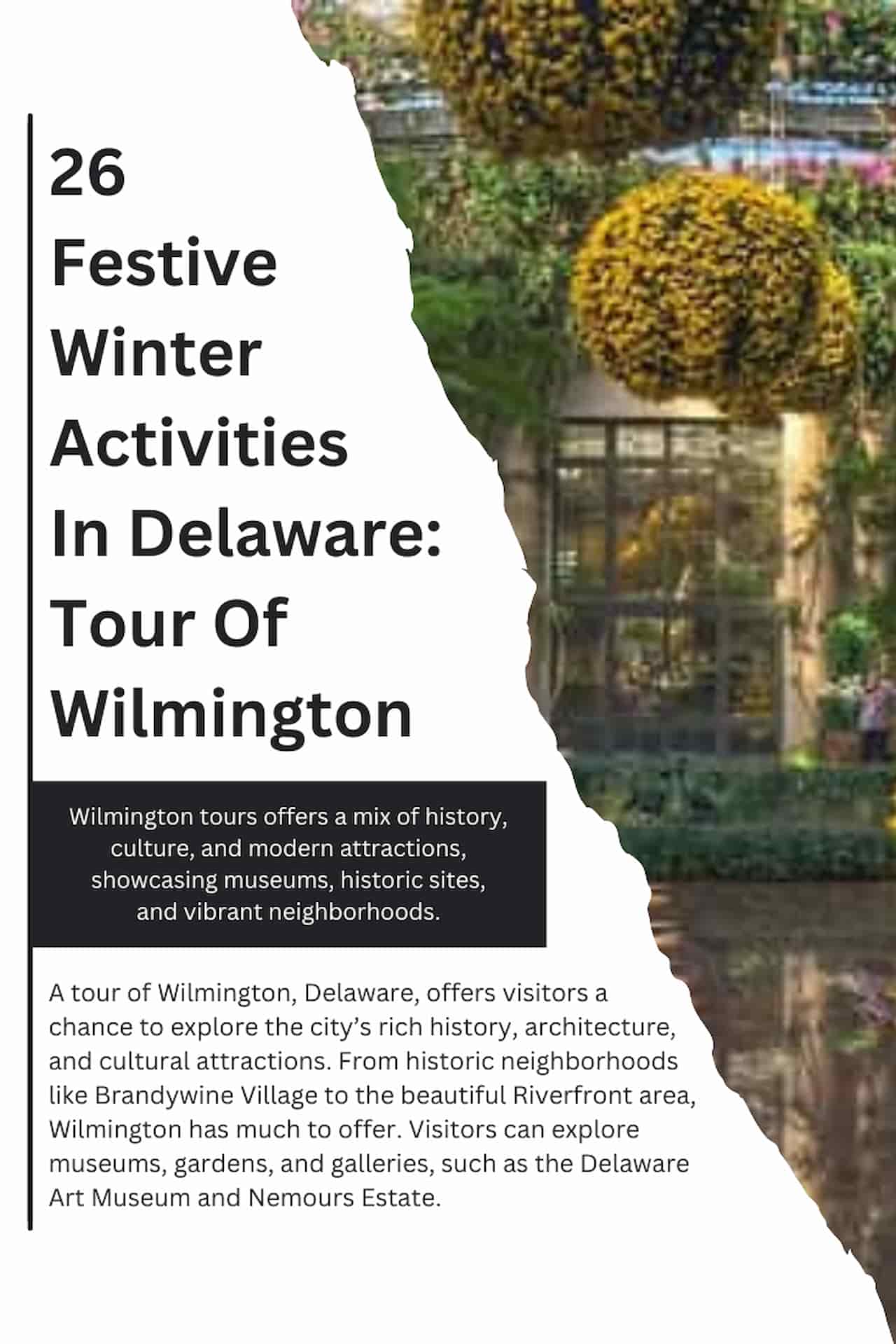 26 Festive Winter Activities In Delaware Tour Of Wilmington