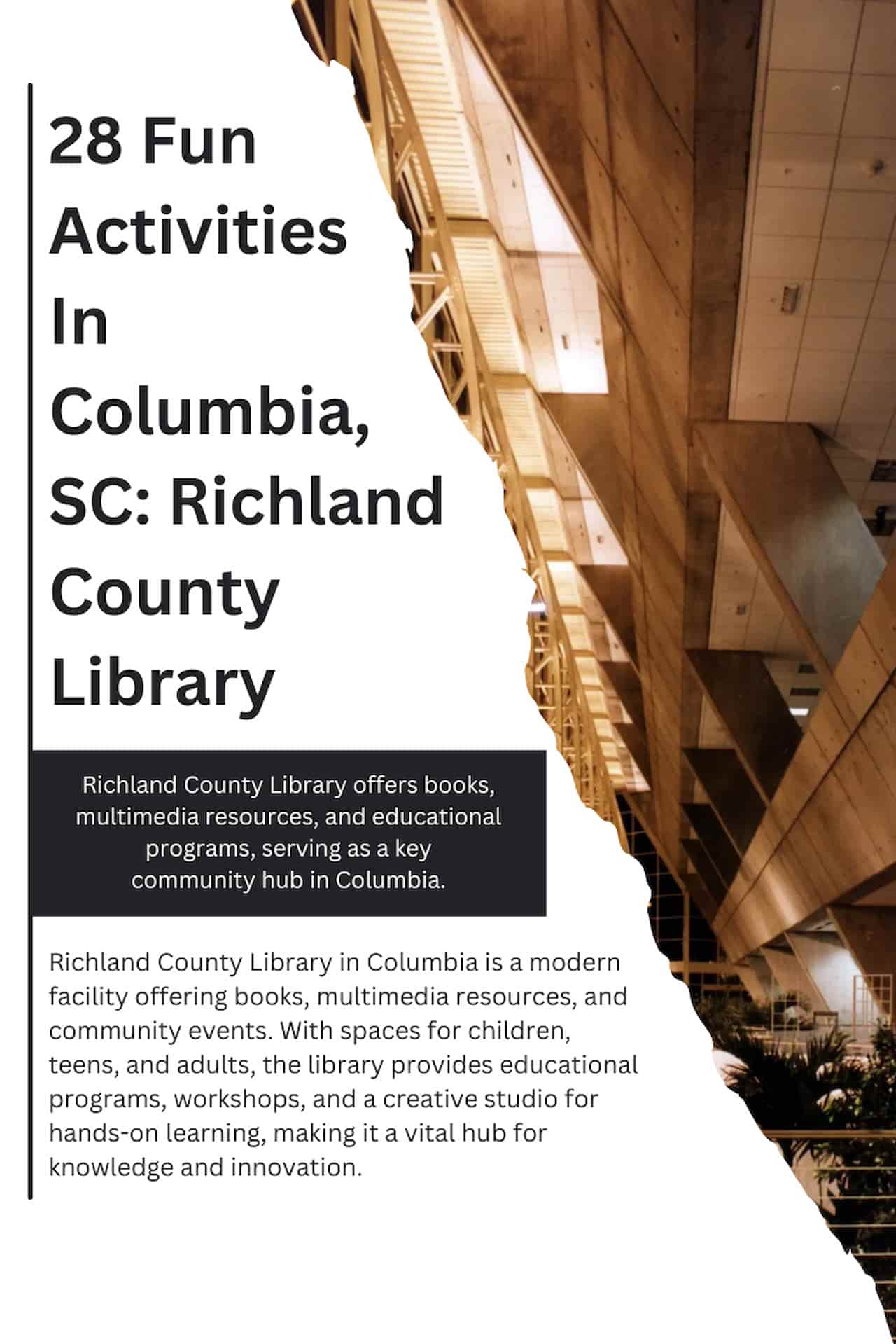 28 Fun Activities In Columbia SC Richland County Library
