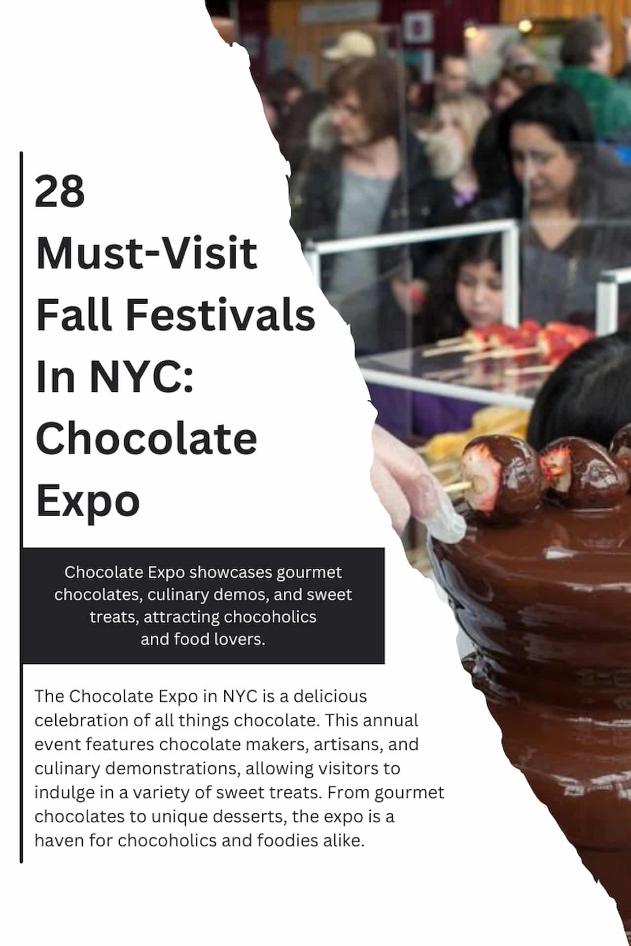28 Must Visit Fall Festivals In NYC Chocolate