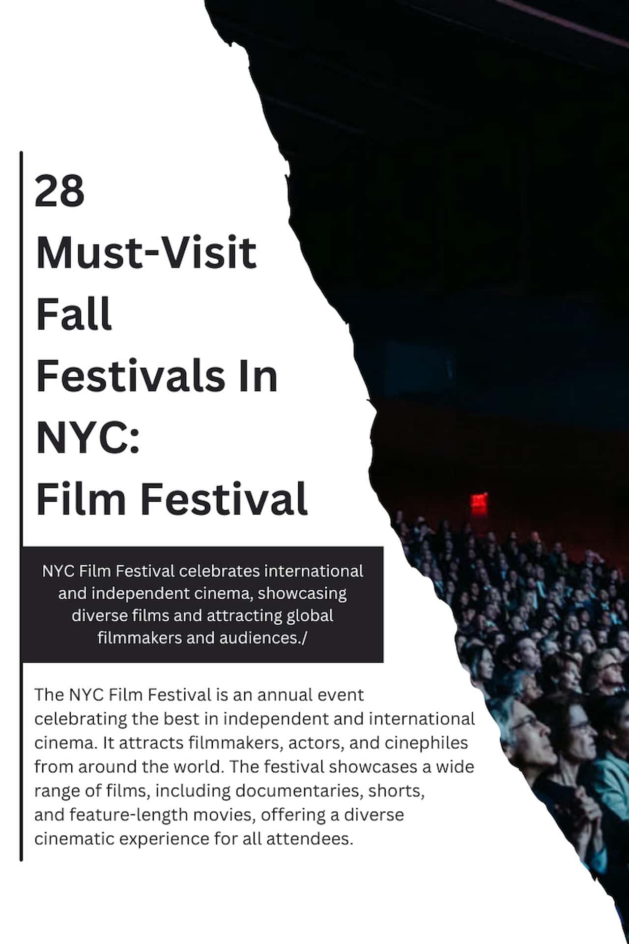 28 Must Visit Fall Festivals In NYC Film Festival