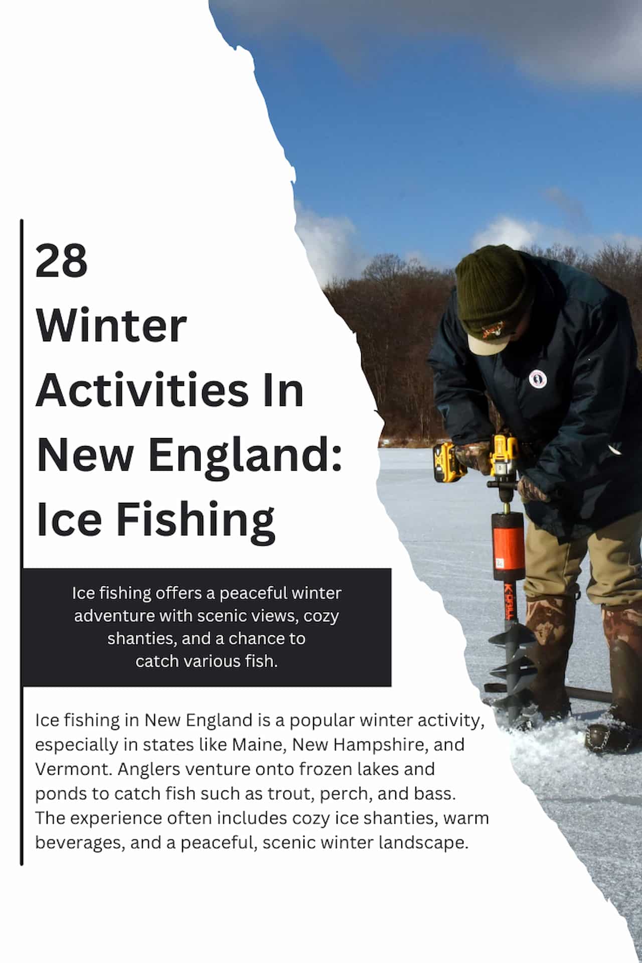 28 Winter Activities In New England Ice Fishing