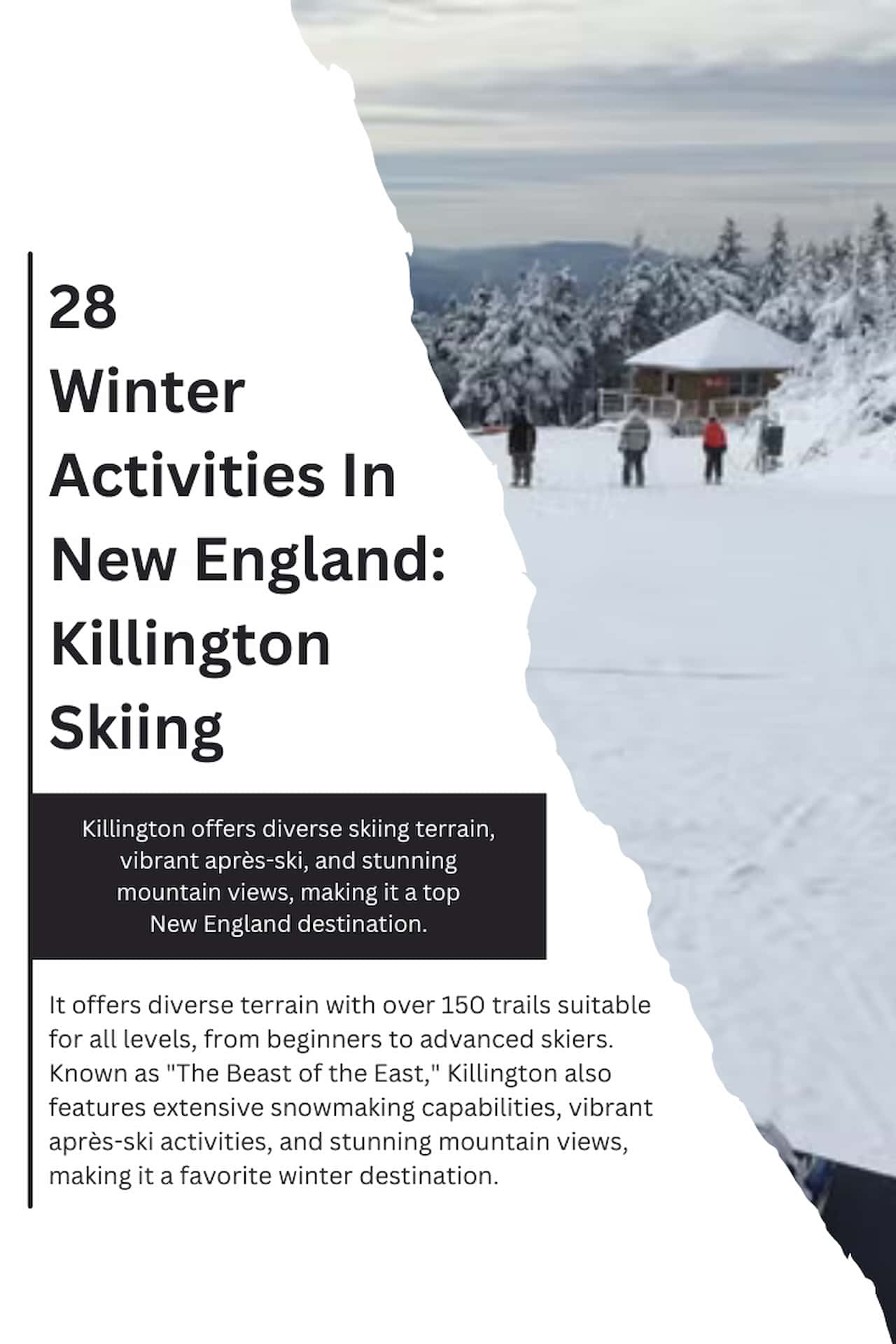 28 Winter Activities In New England Killington Skiing