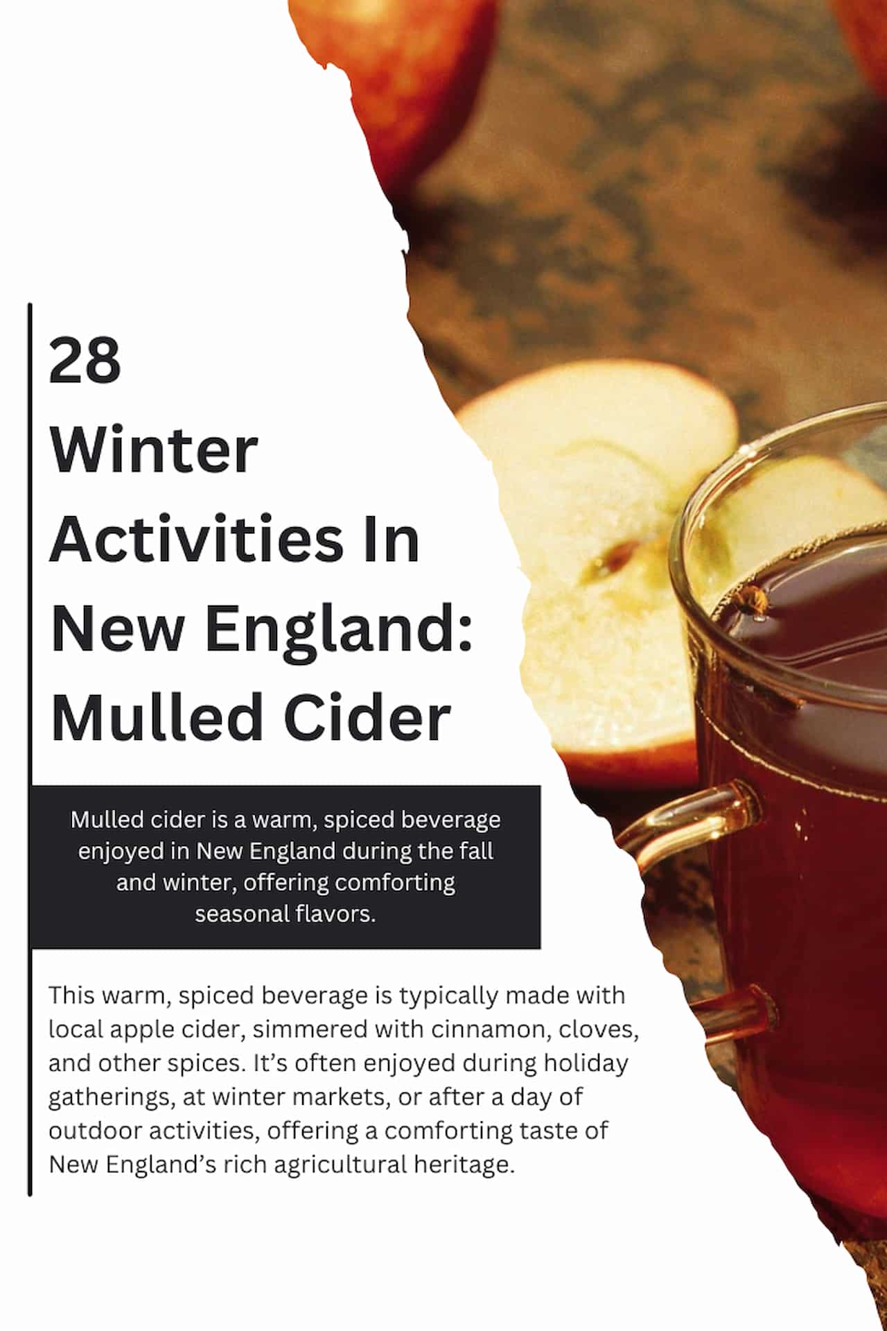 28 Winter Activities In New England Mulled Cider