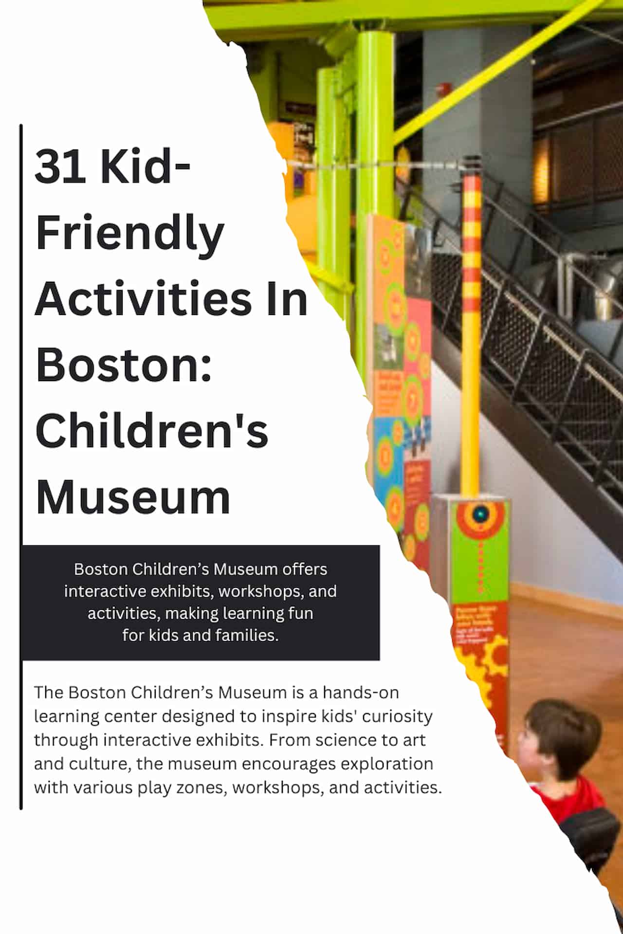 31 Kid Friendly Activities In Boston Childrens Museum