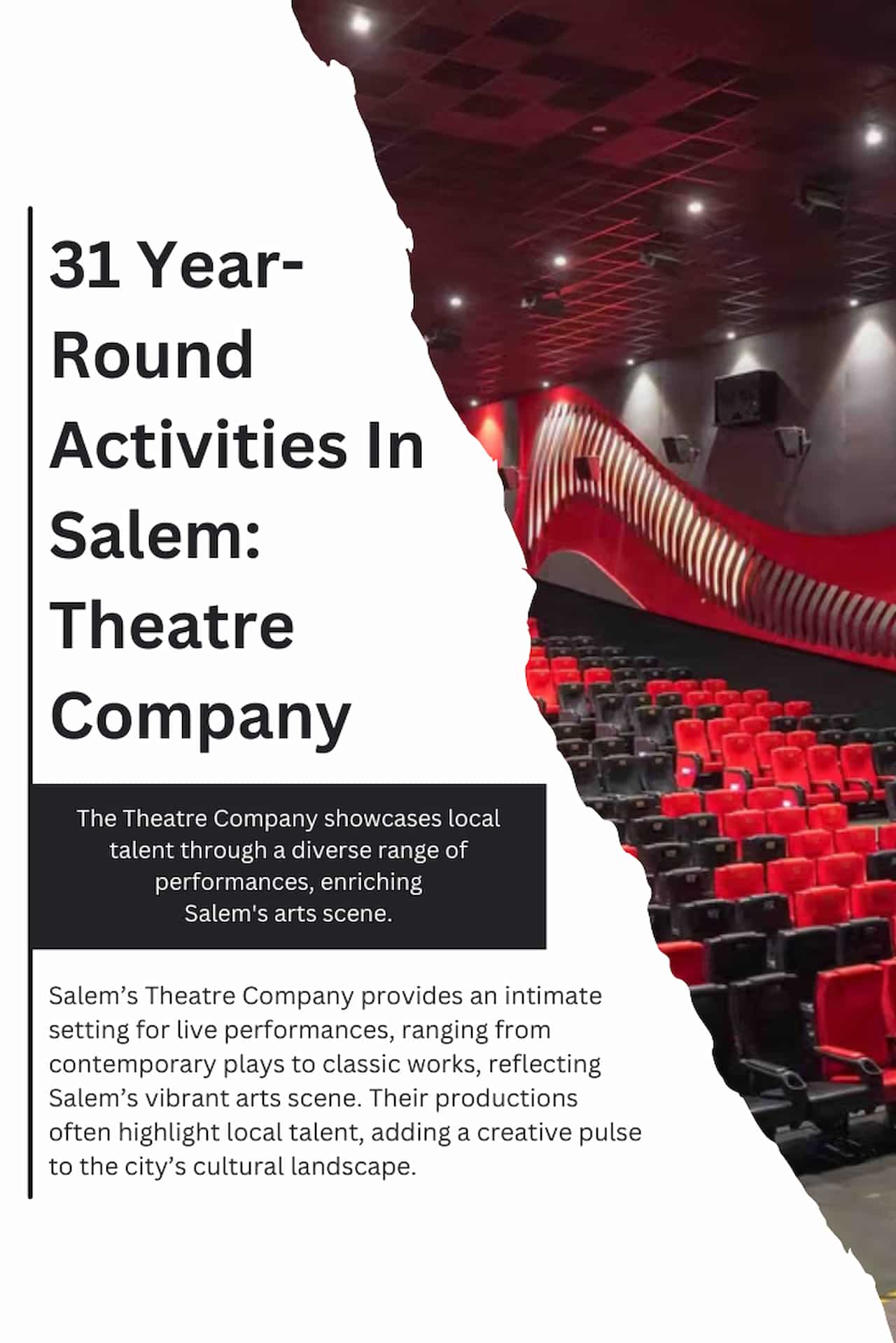 31 Year Round Activities In Salem Theatre Company