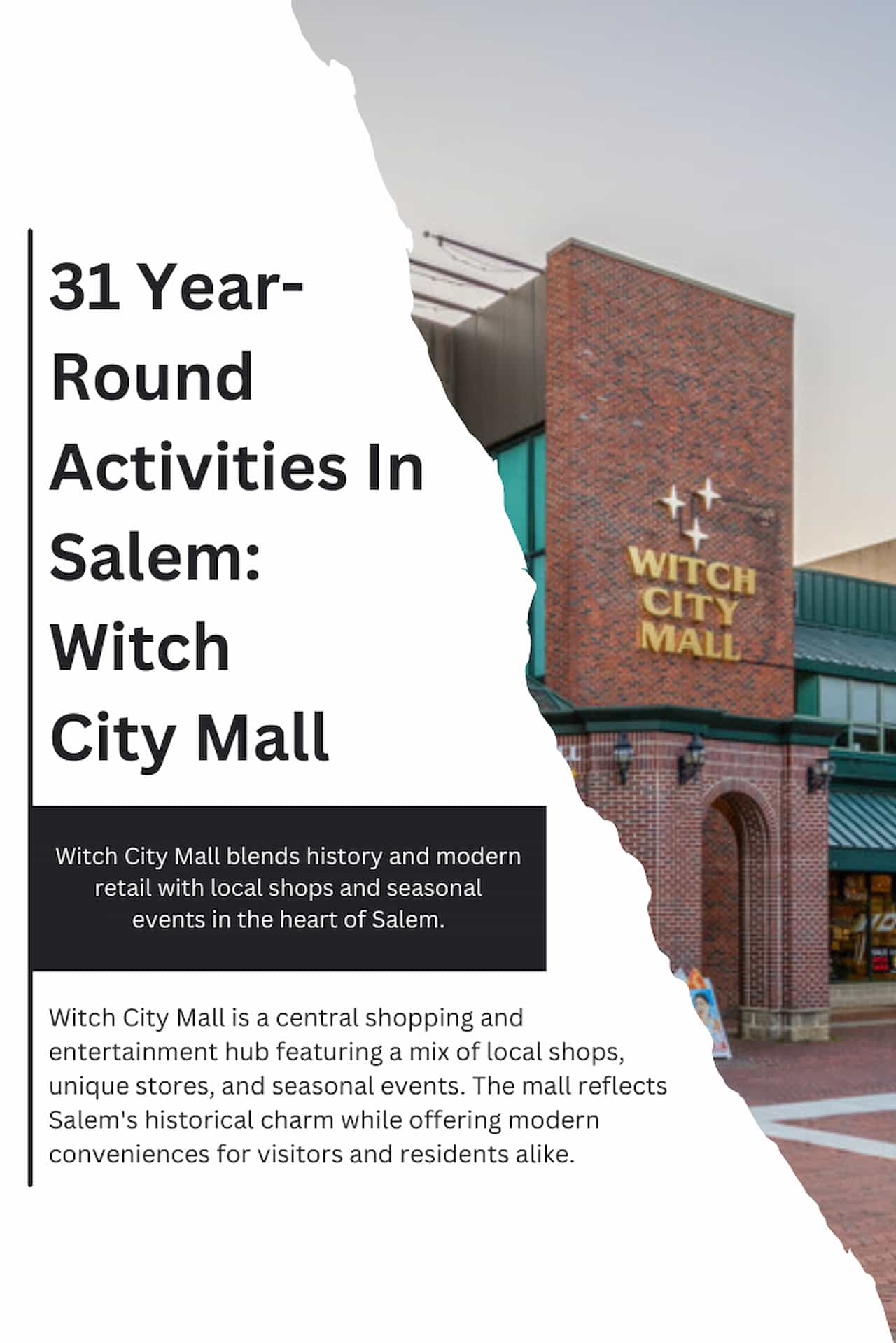 31 Year Round Activities In Salem Witch City Mall