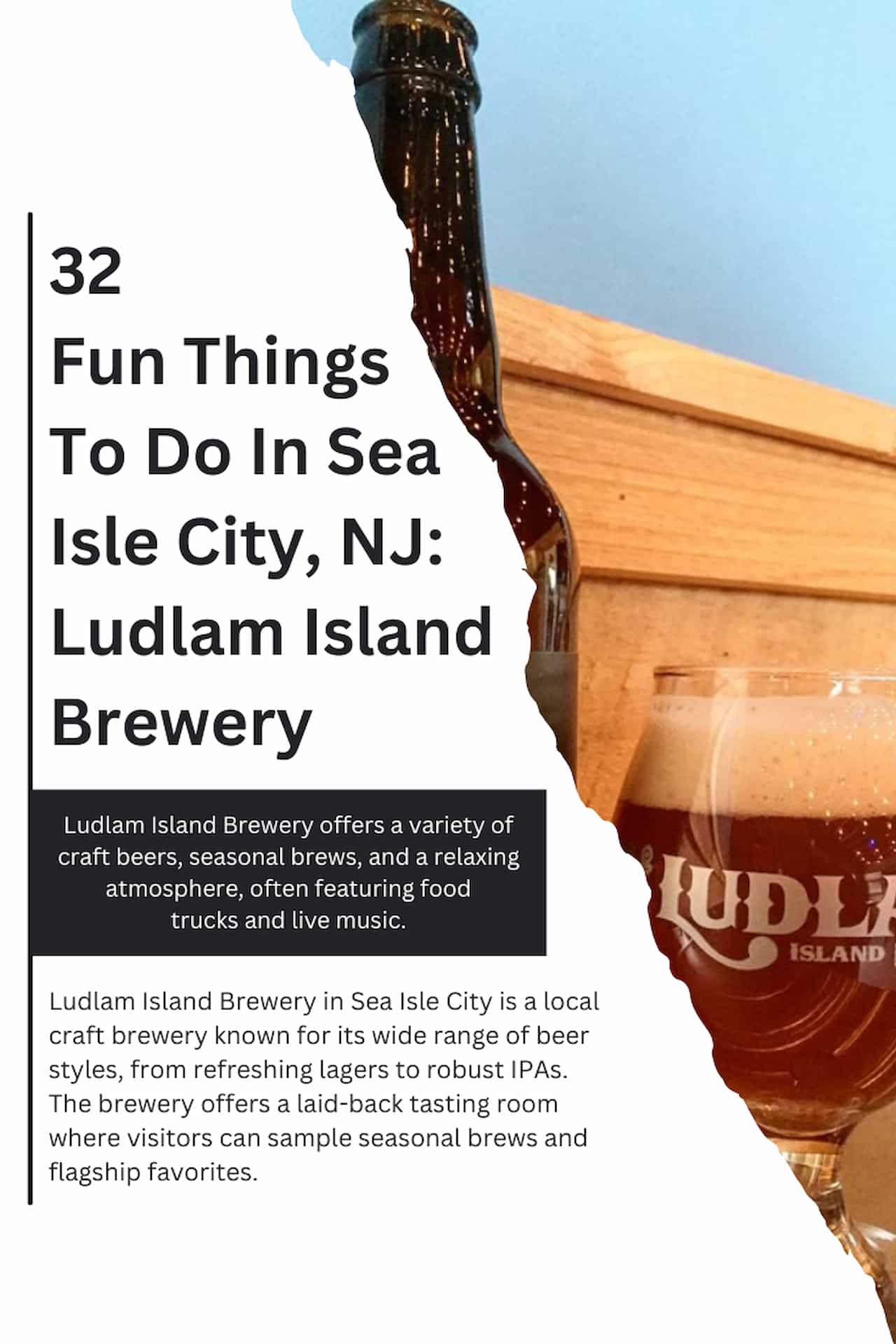 32 Fun Things To Do In Sea Isle City NJ Ludlam Island Brewery