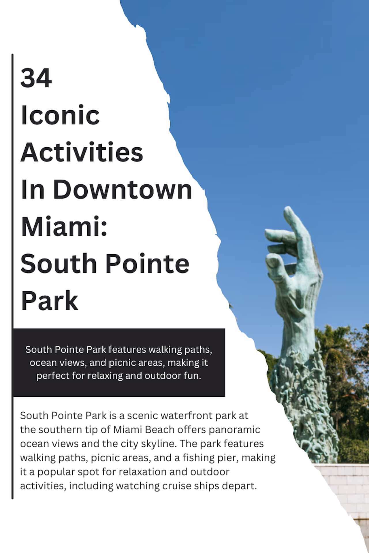 34 Iconic Activities In Downtown Miami South Pointe Park
