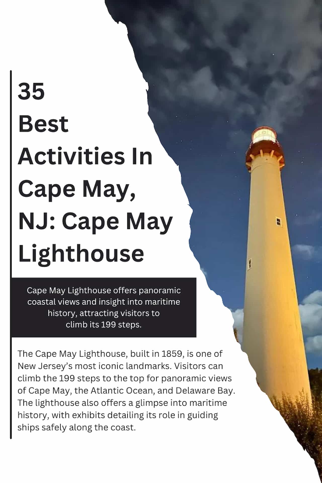 35 Best Activities In Cape May NJ Cape May Lighthouse