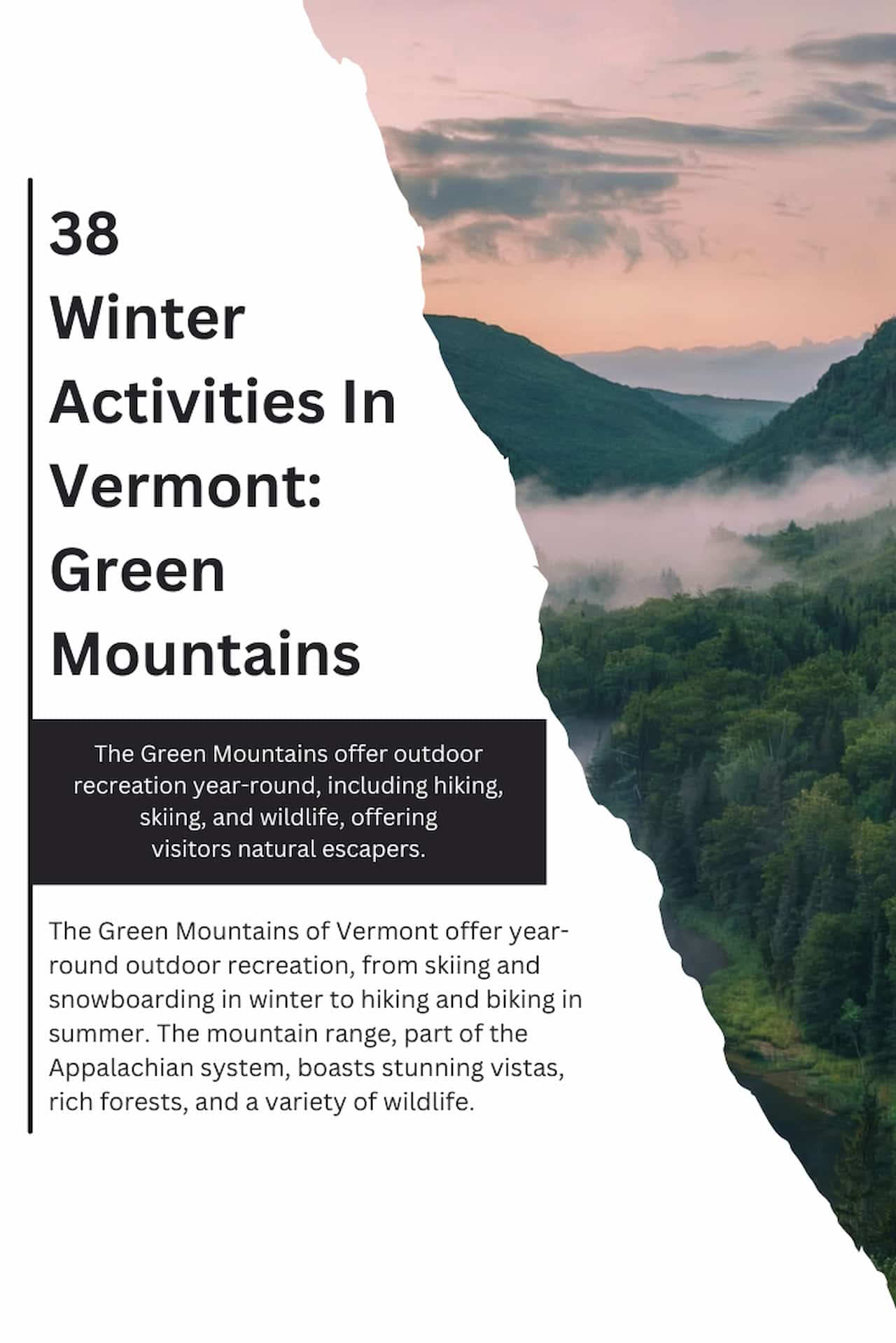 38 Winter Activities In Vermont Green Mountains