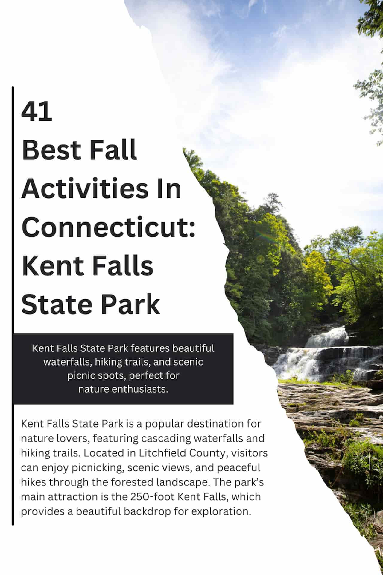 41 Best Fall Activities In Connecticut Kent Falls State Park