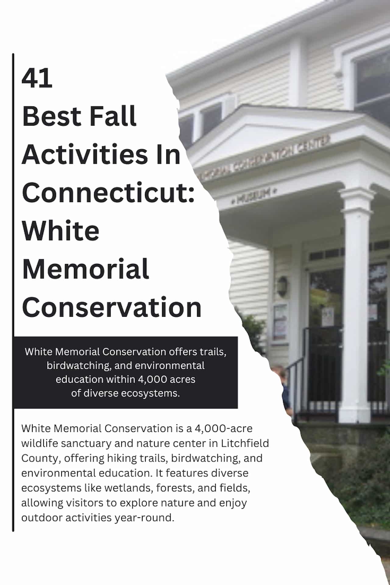 41 Best Fall Activities In Connecticut White Memorial Conservation