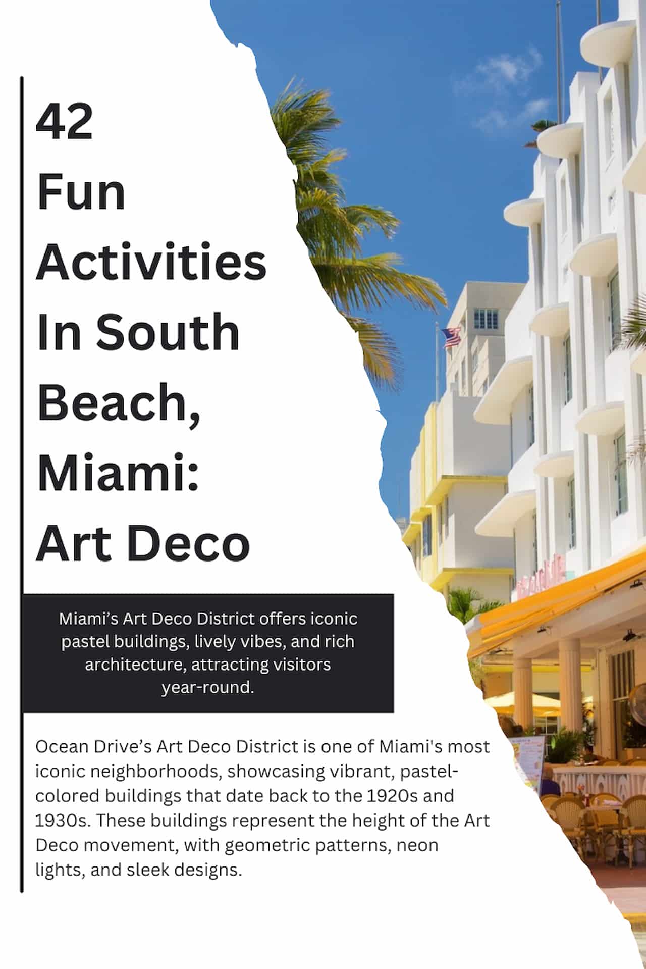 42 Fun Activities In South Beach Miami Art Deco