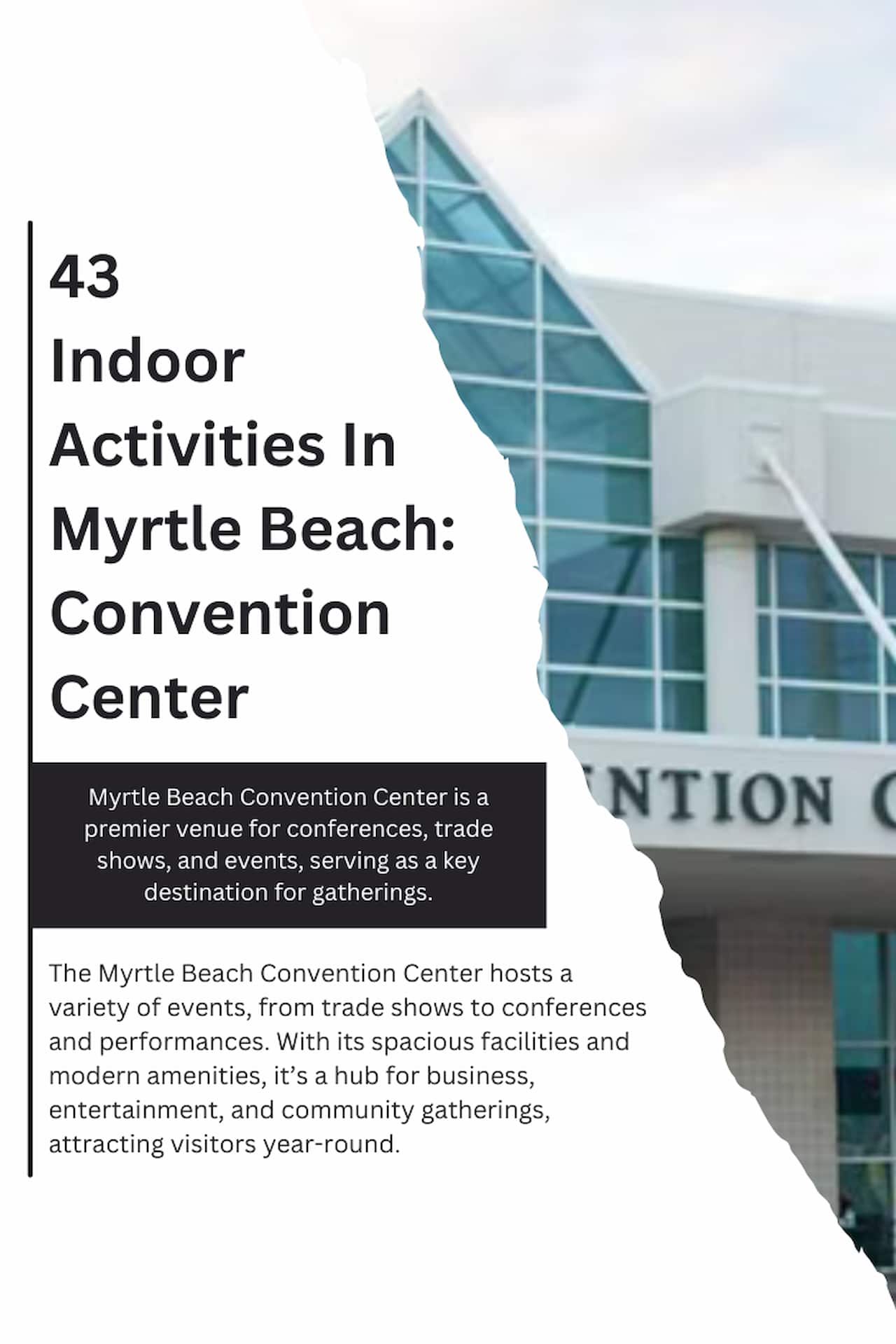 43 Indoor Activities In Myrtle Beach Convention Center