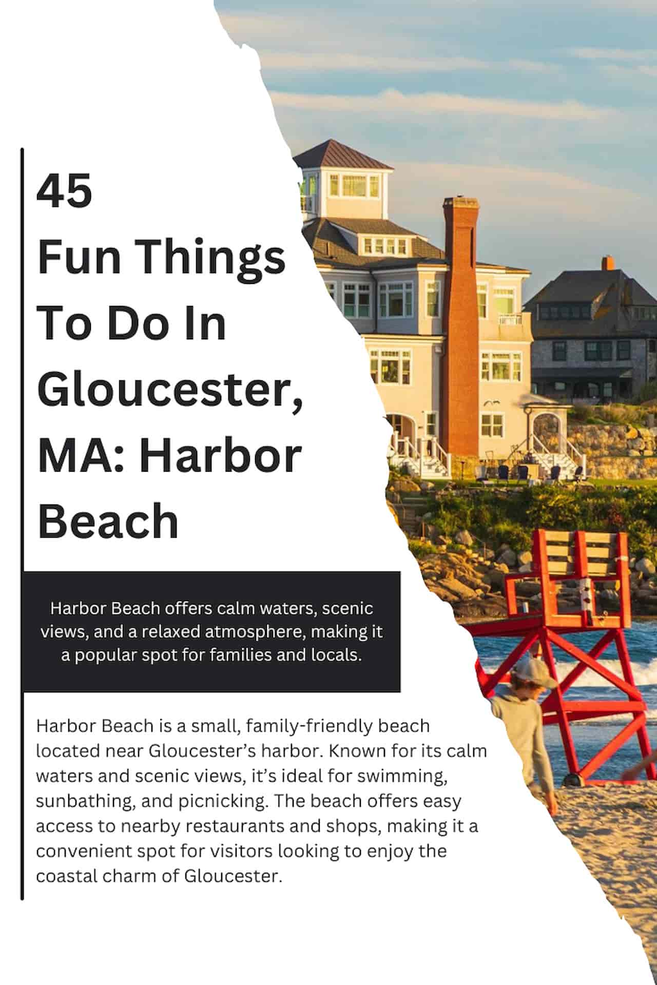 45 Fun Things To Do In Gloucester MA Harbor Beach