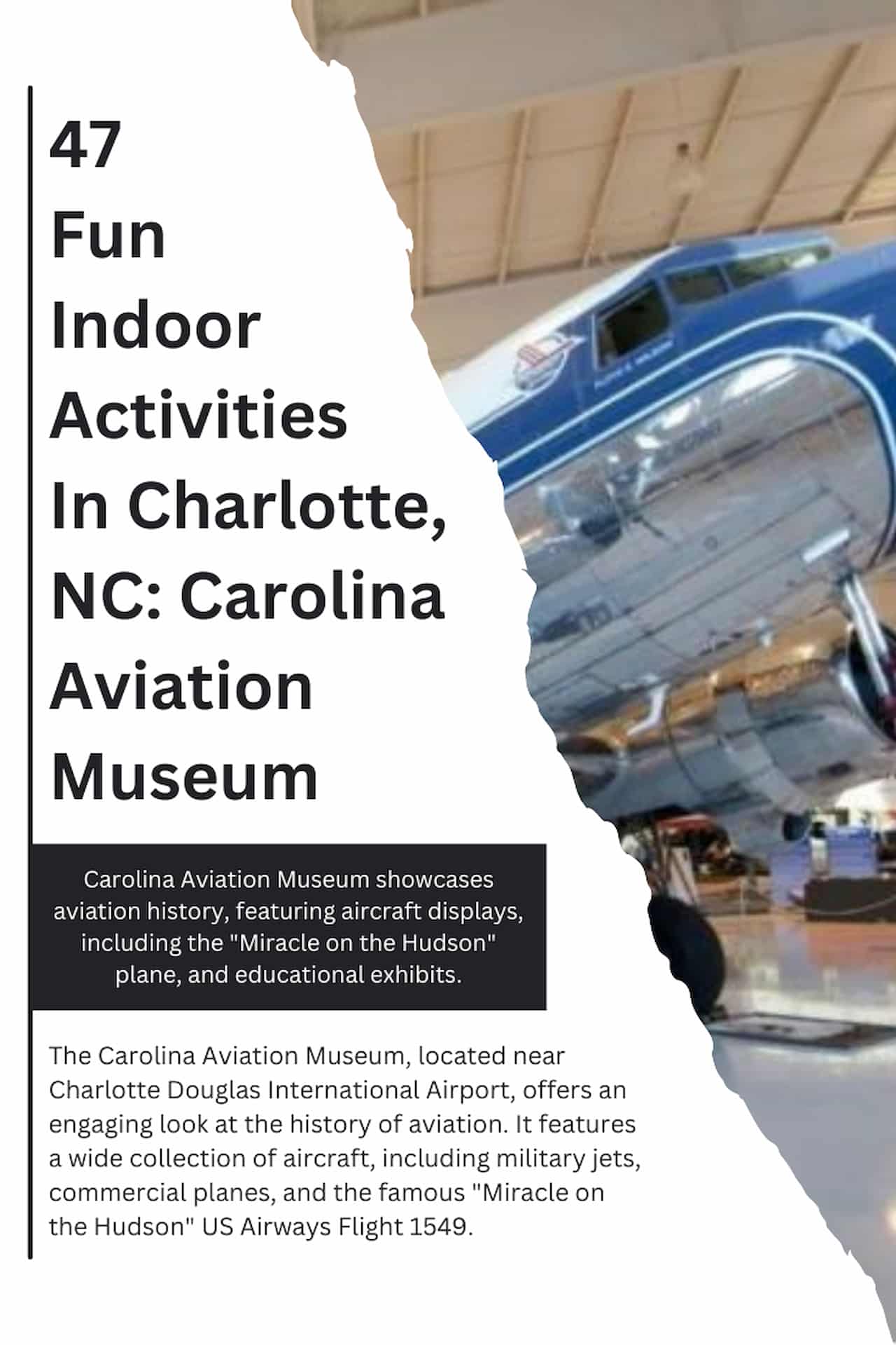 47 Fun Indoor Activities In Charlotte NC Carolina Aviation Museum
