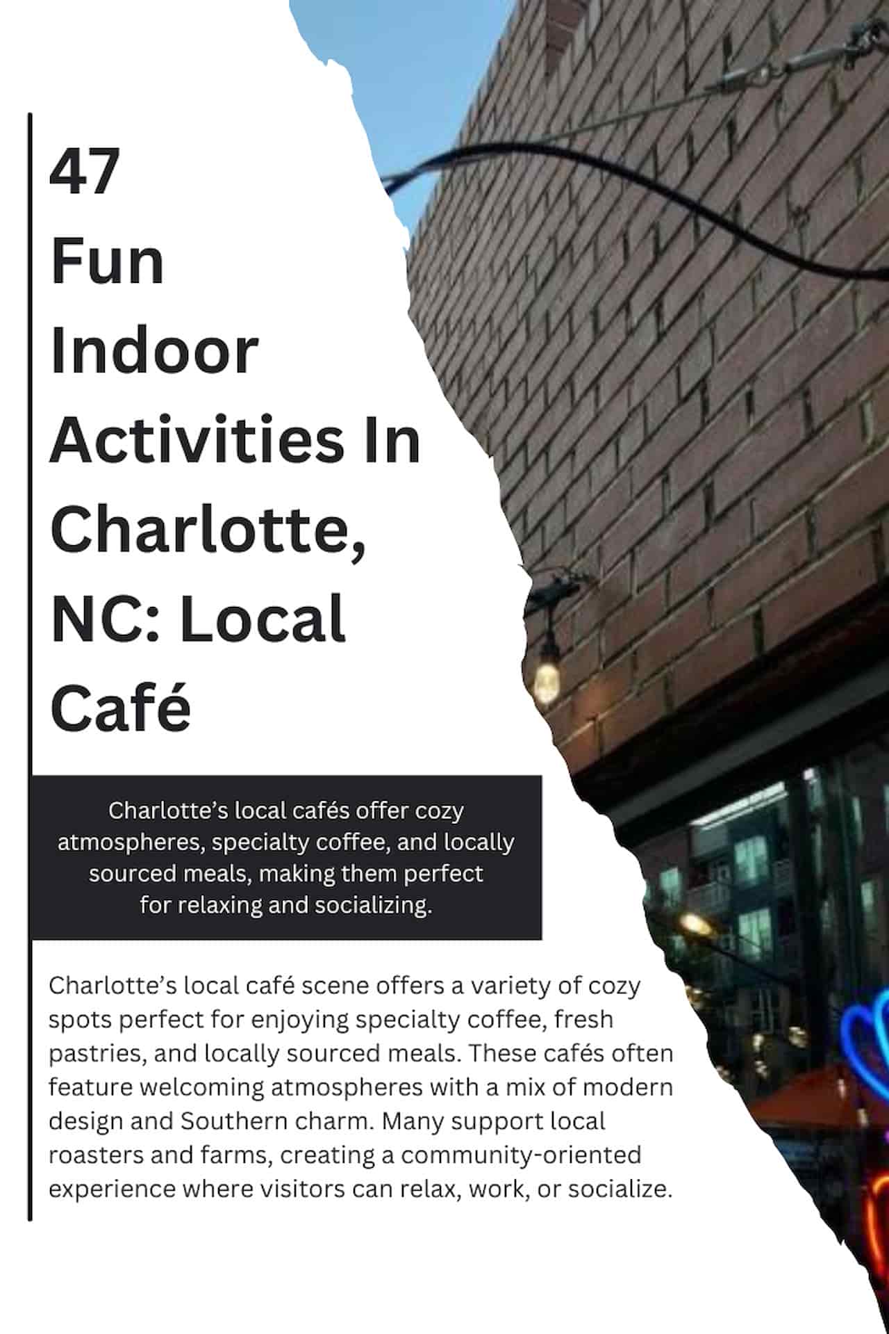 47 Fun Indoor Activities In Charlotte NC Local Cafe