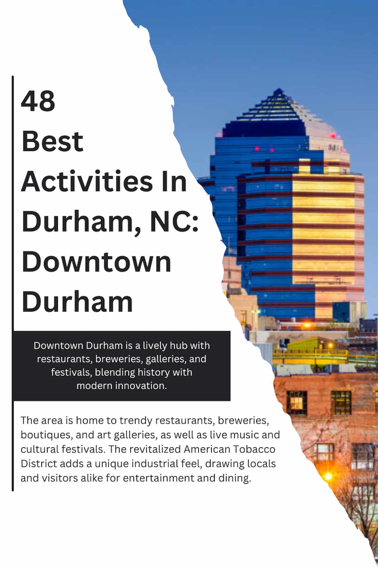 48 Best Activities In Durham NC Downtown Durham