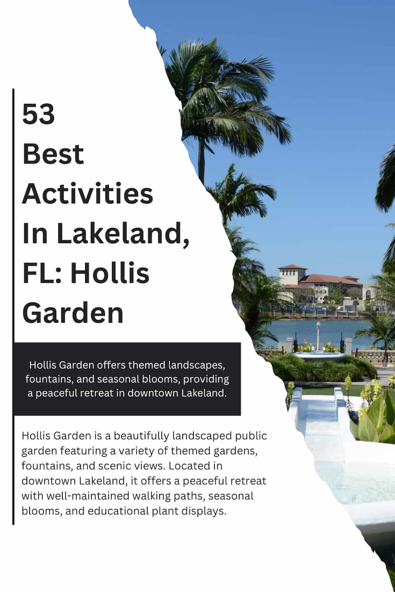 53 Best Activities In Lakeland FL Hollis Garden