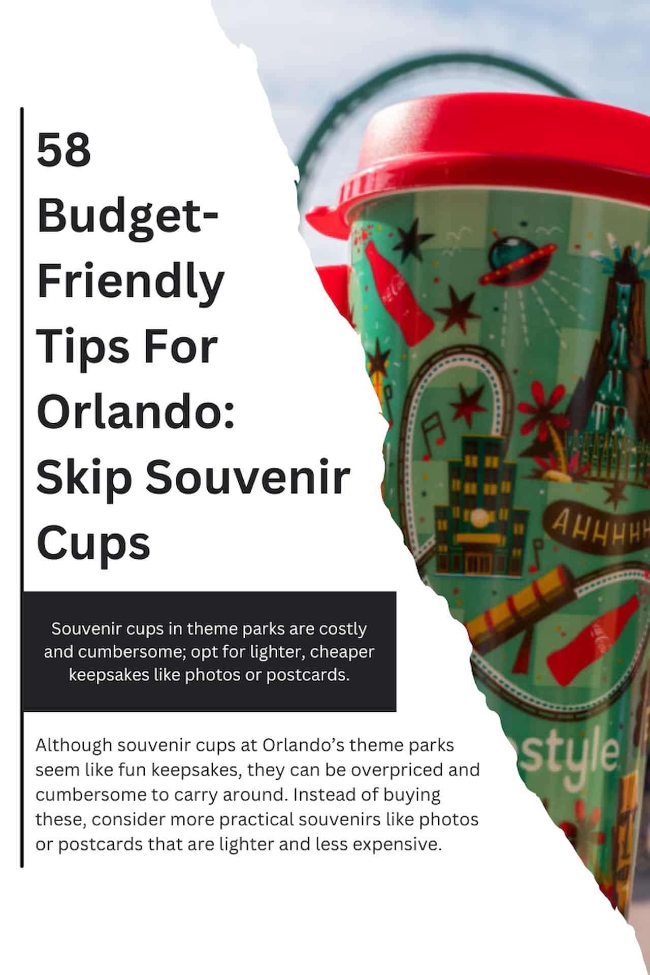 58 Budget Friendly Tips For Orlando Skip Souvenir Cups