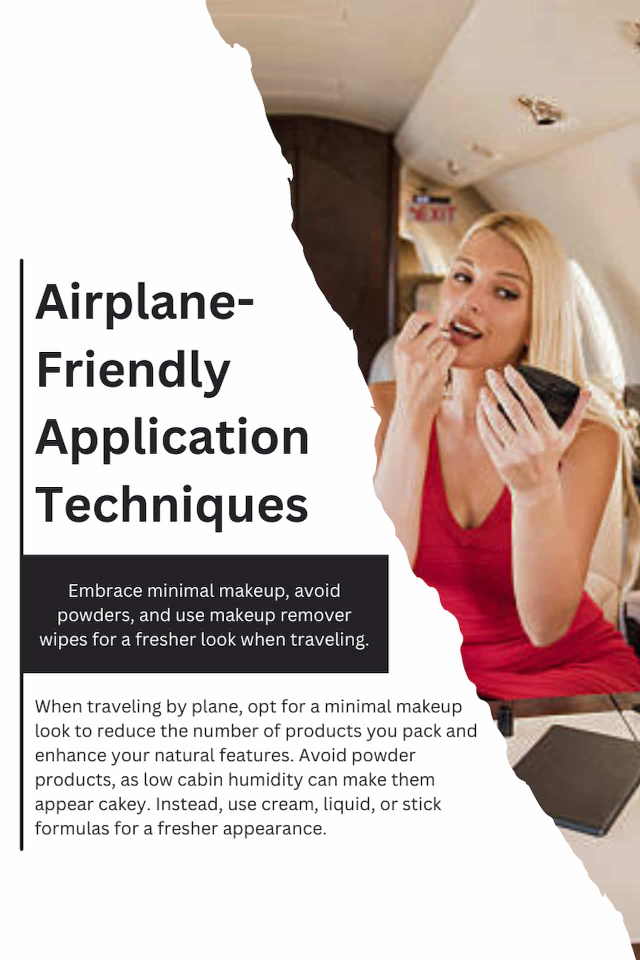 Airplane Friendly Application Techniques