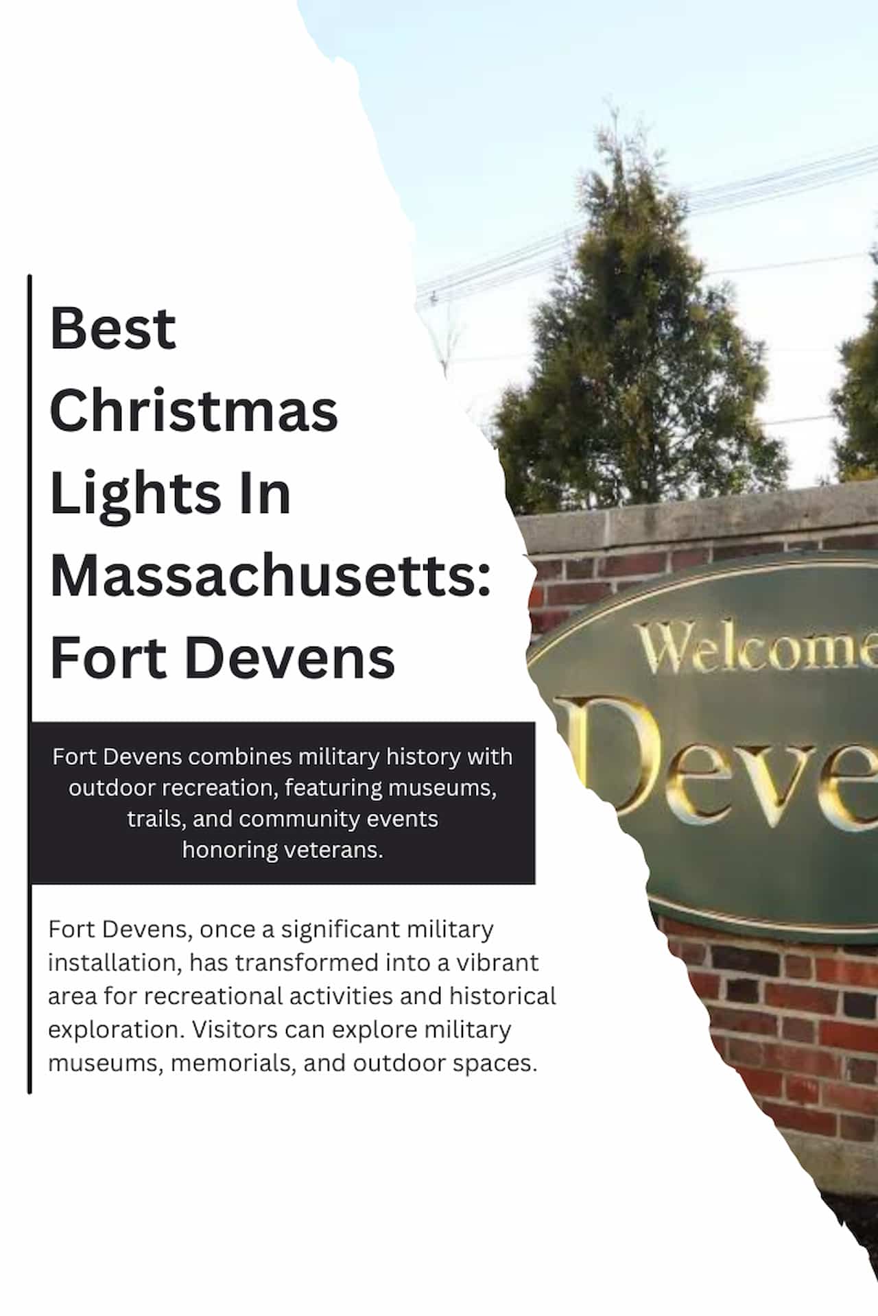 Best Christmas Lights In Massachusetts Fort Devens