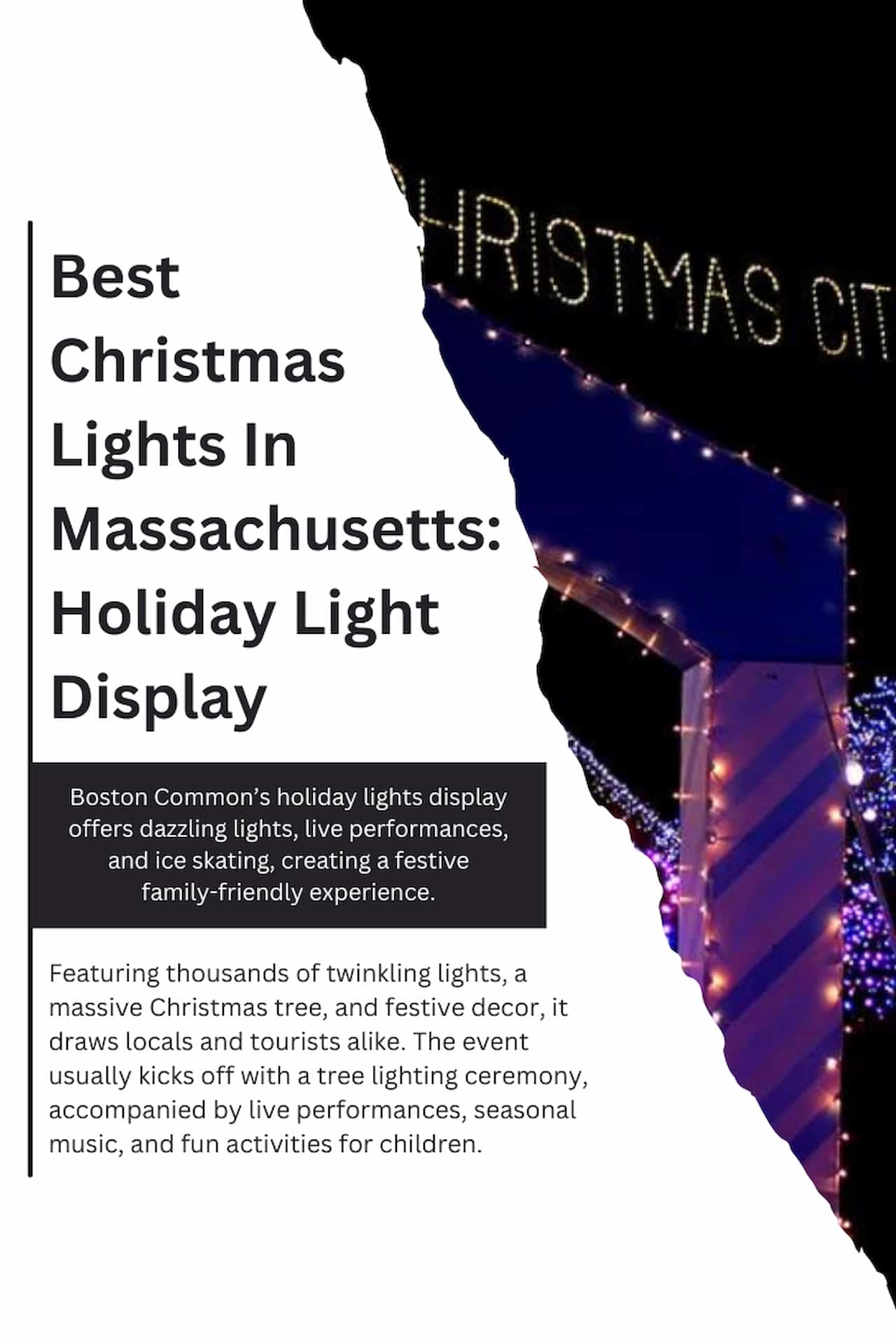Best Christmas Lights In Massachusetts Holiday Light Display