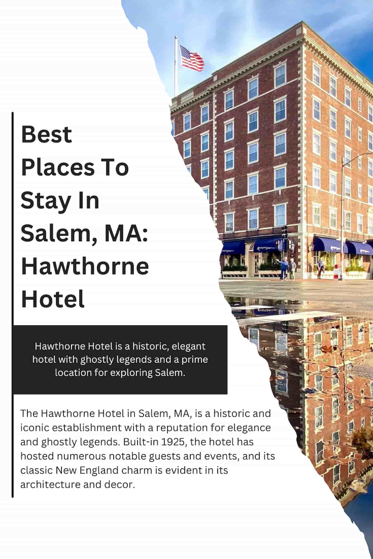 Best Places To Stay In Salem MA Hawthorne Hotel