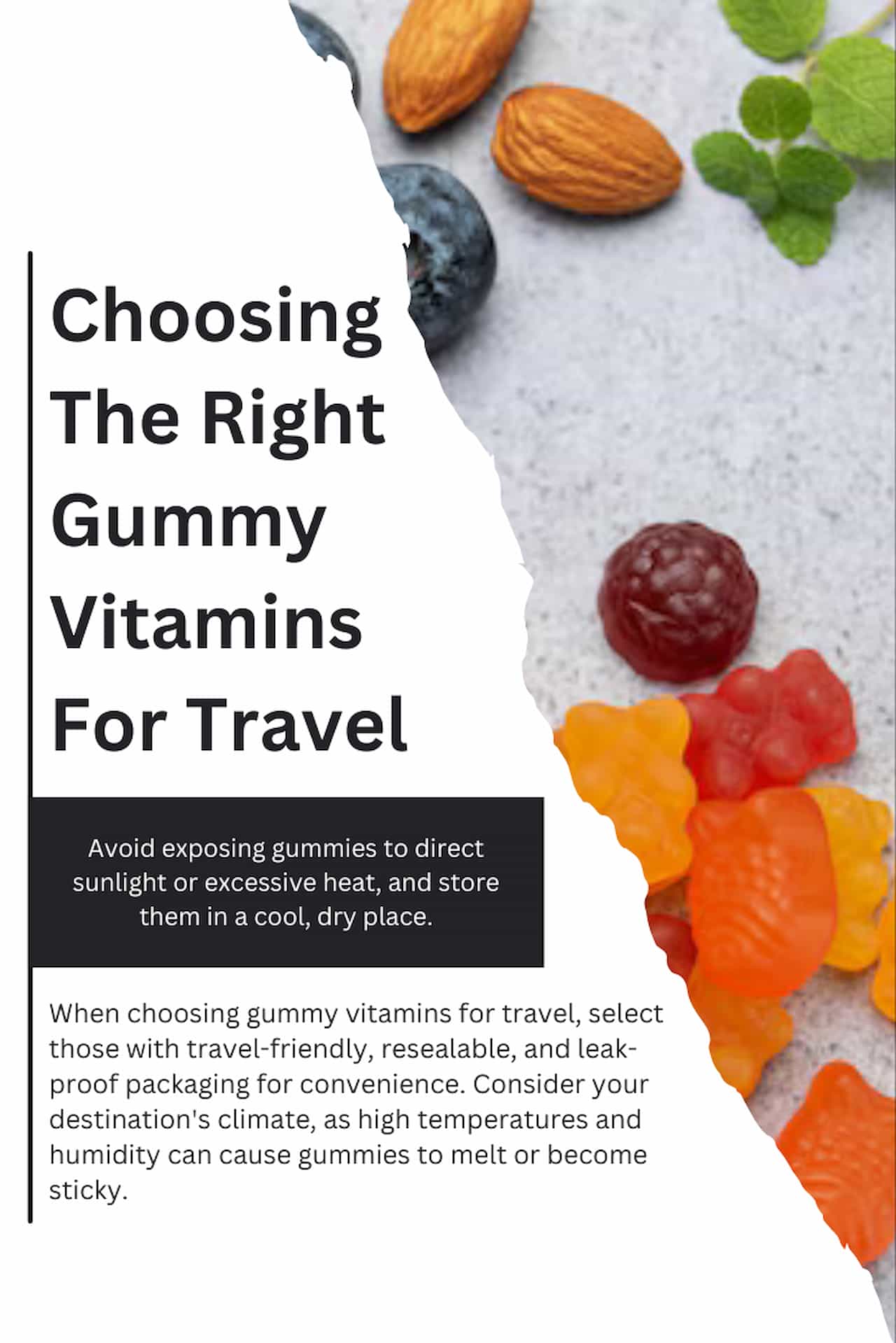 Choosing The Right Gummy Vitamins For Travel