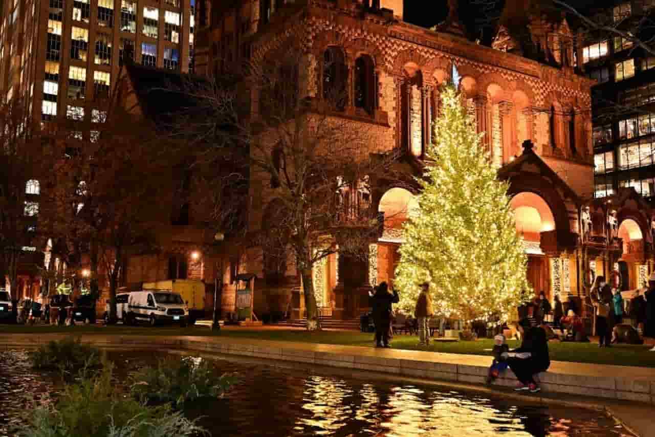 Copley Square Tree Lighting