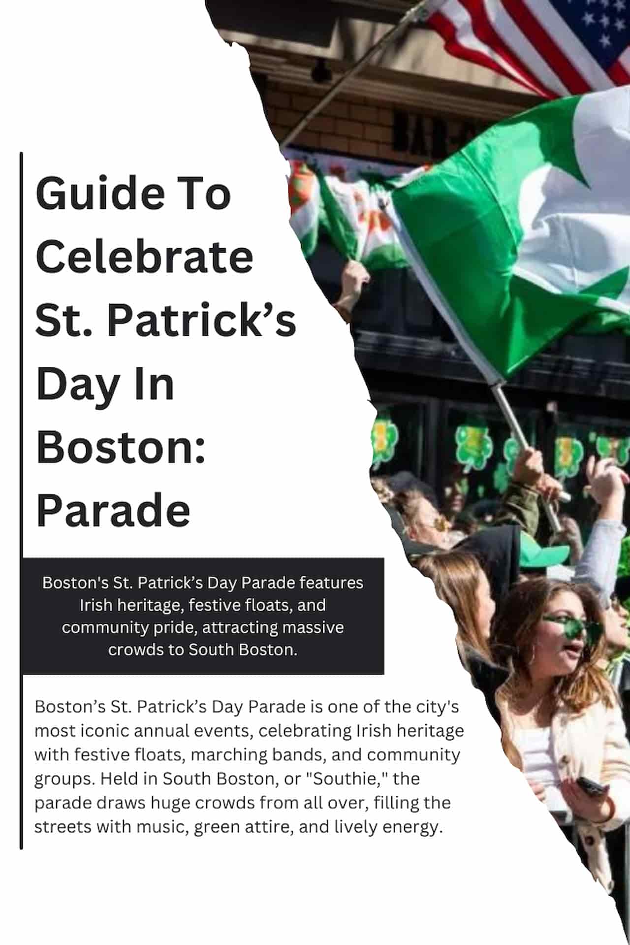 Guide To Celebrate St. Patricks Day In Boston Parade
