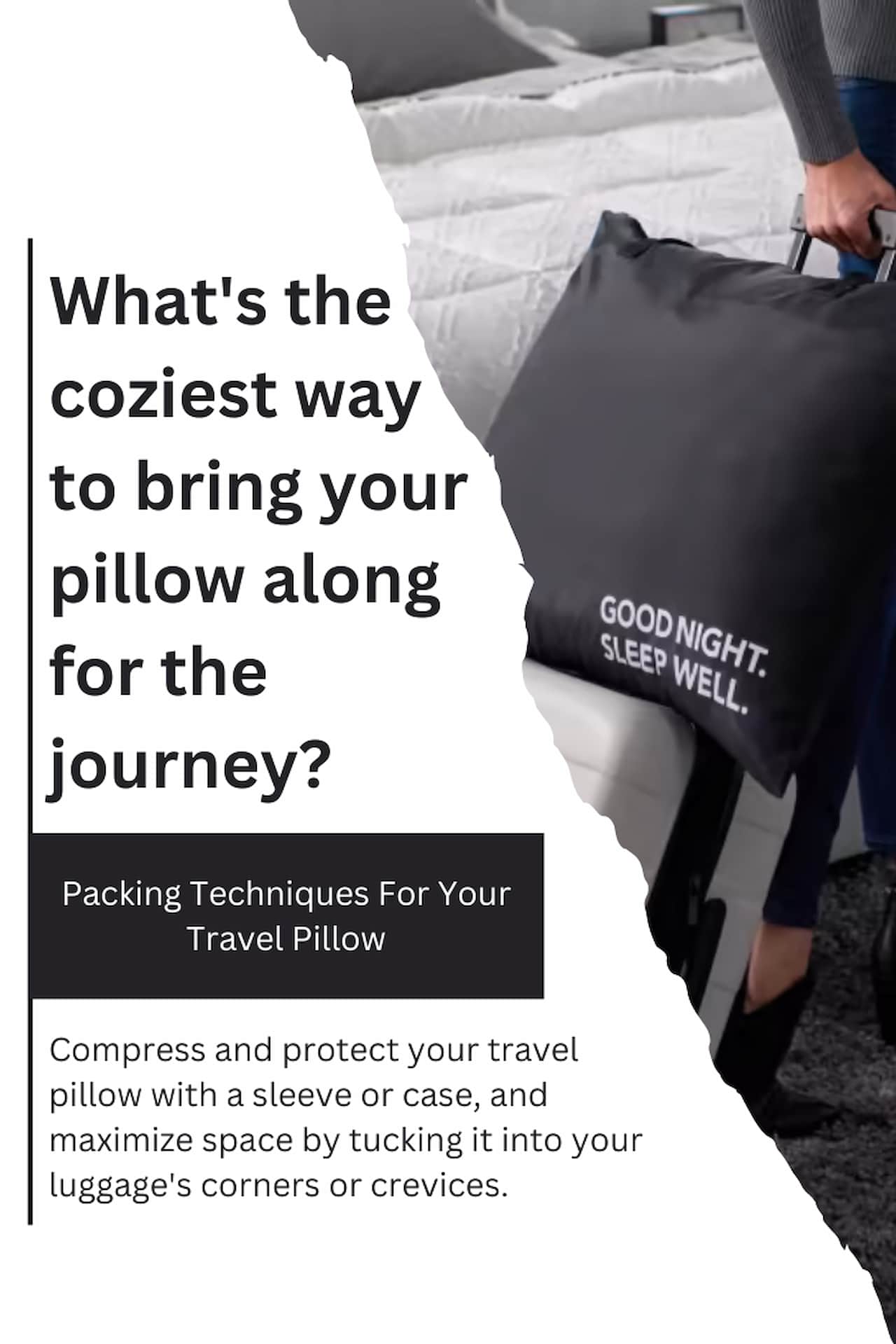 How To Pack A Pillow For Travel