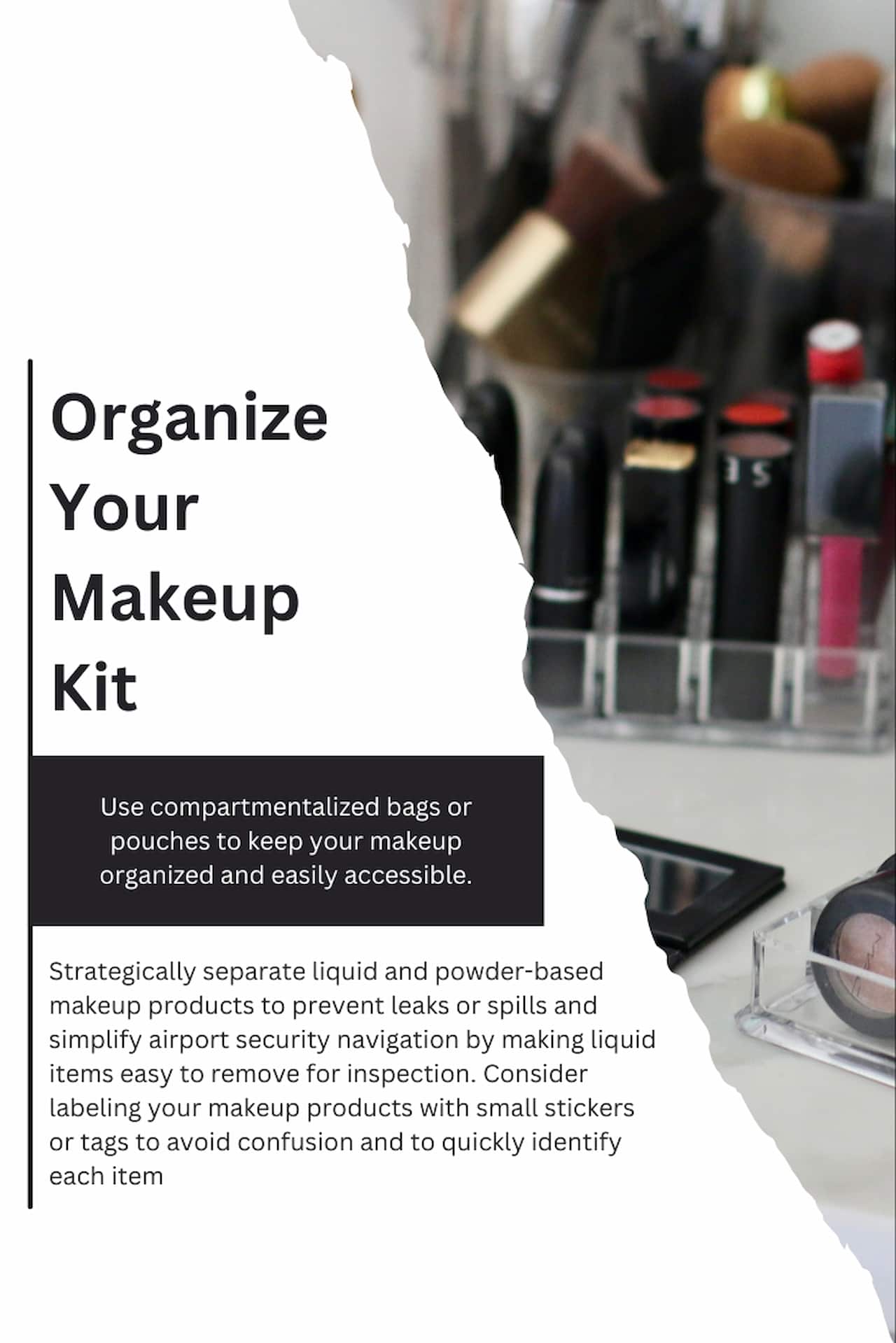 Organize Your Makeup Kit