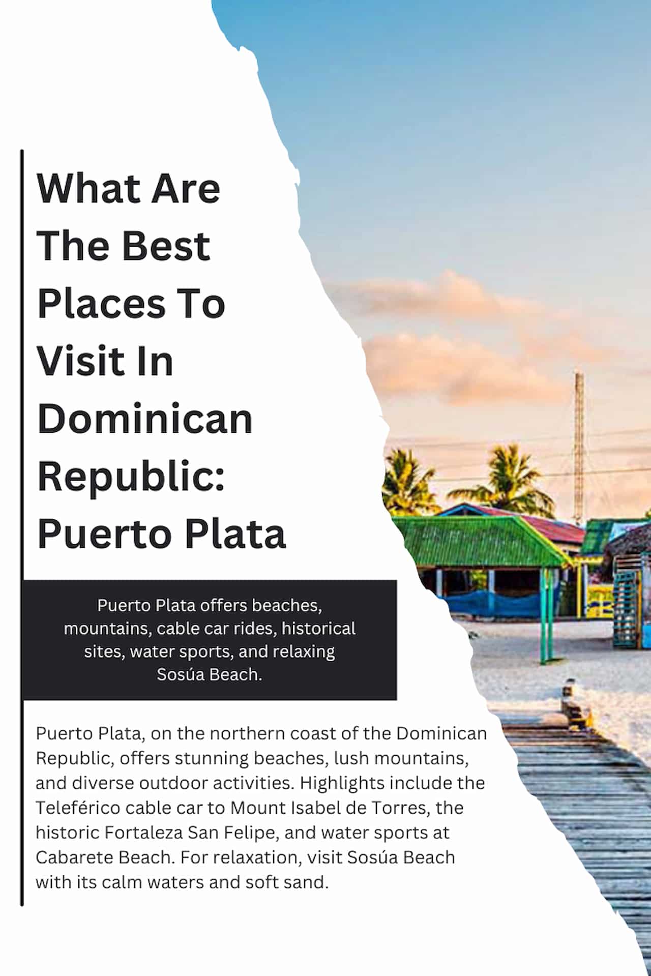 What Are The Best Places To Visit In Dominican Republic Puerto Plata