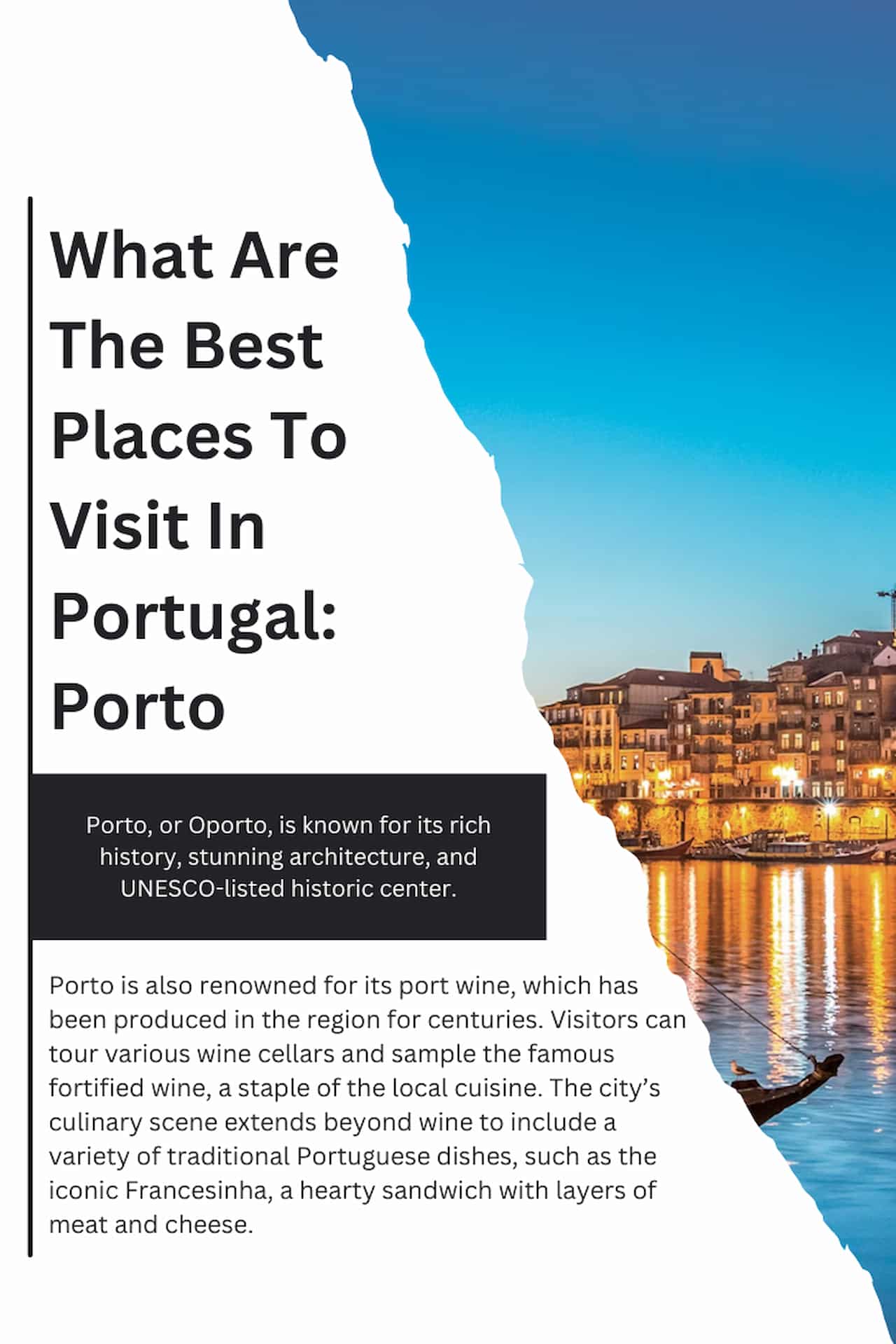 What Are The Best Places To Visit In Portugal Porto