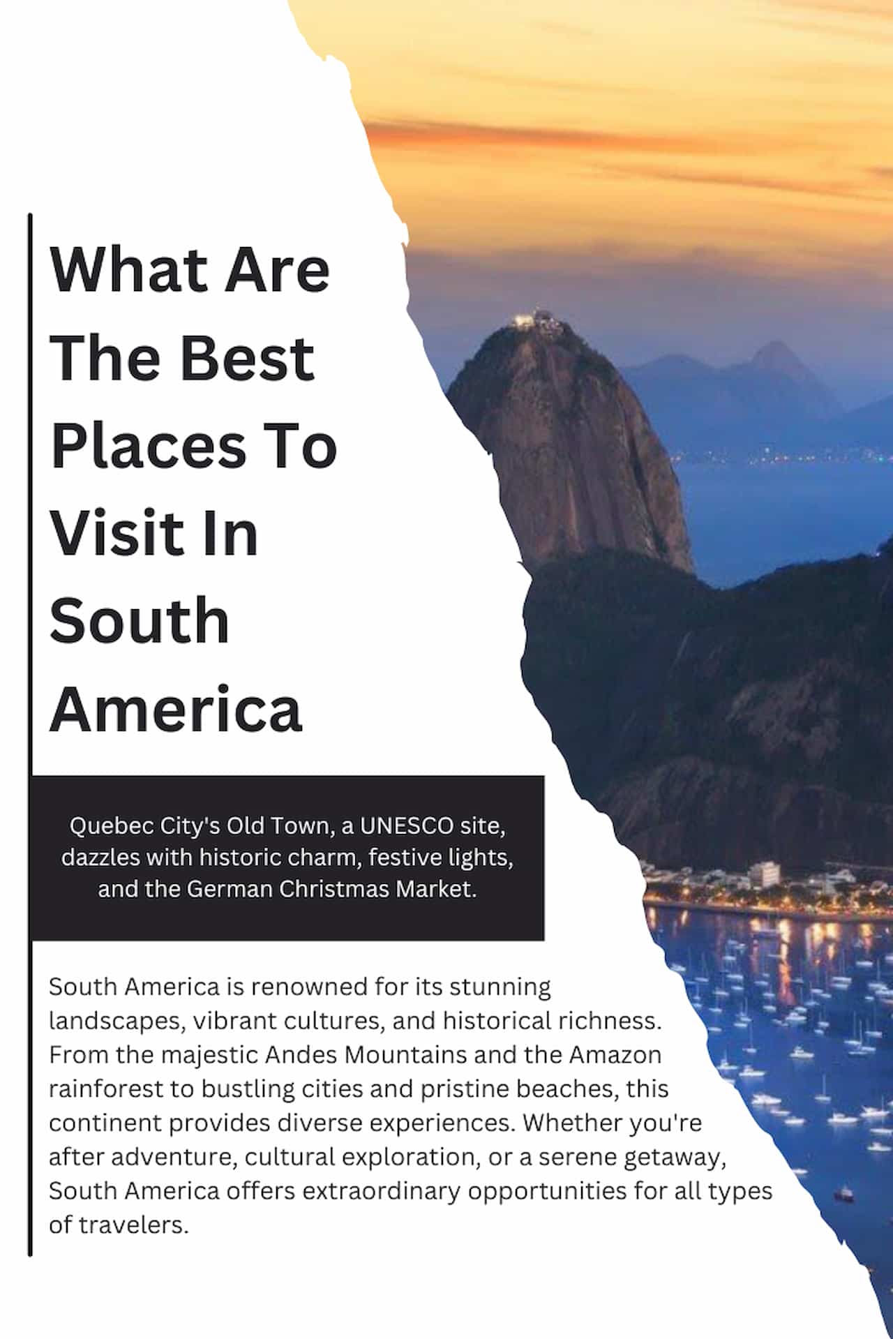 What Are The Best Places To Visit In South America