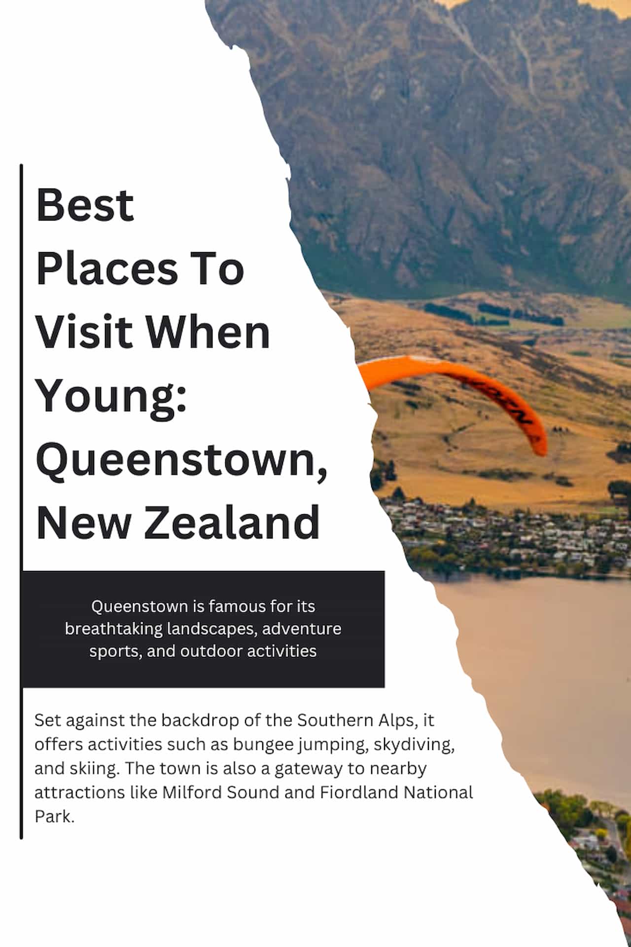 Best Places To Visit When Young Queenstown New Zealand