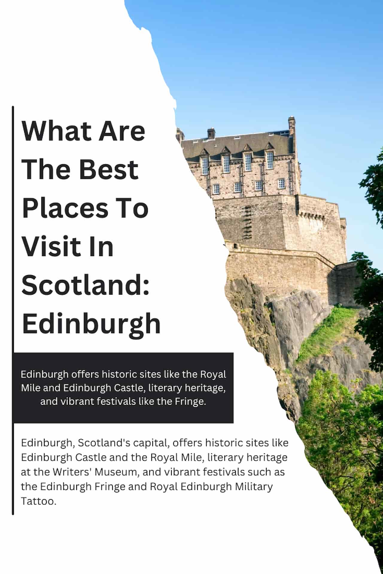 What Are The Best Places To Visit In Scotland Edinburgh